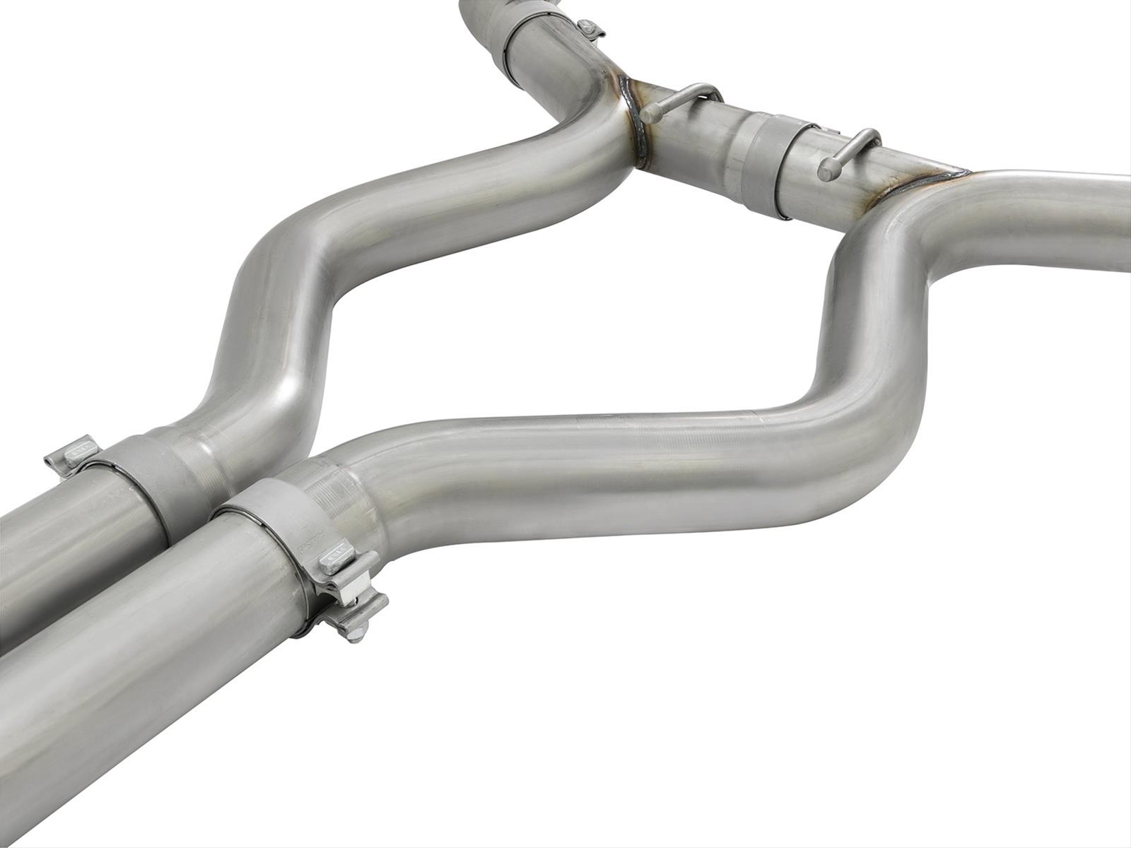 aFe MACH Force XP 3in 304 SS Cat-Back Exhausts w/ Black Tips 15-17 Ford Mustang GT V8-5.0L/V6-3.7L thumbnail 5