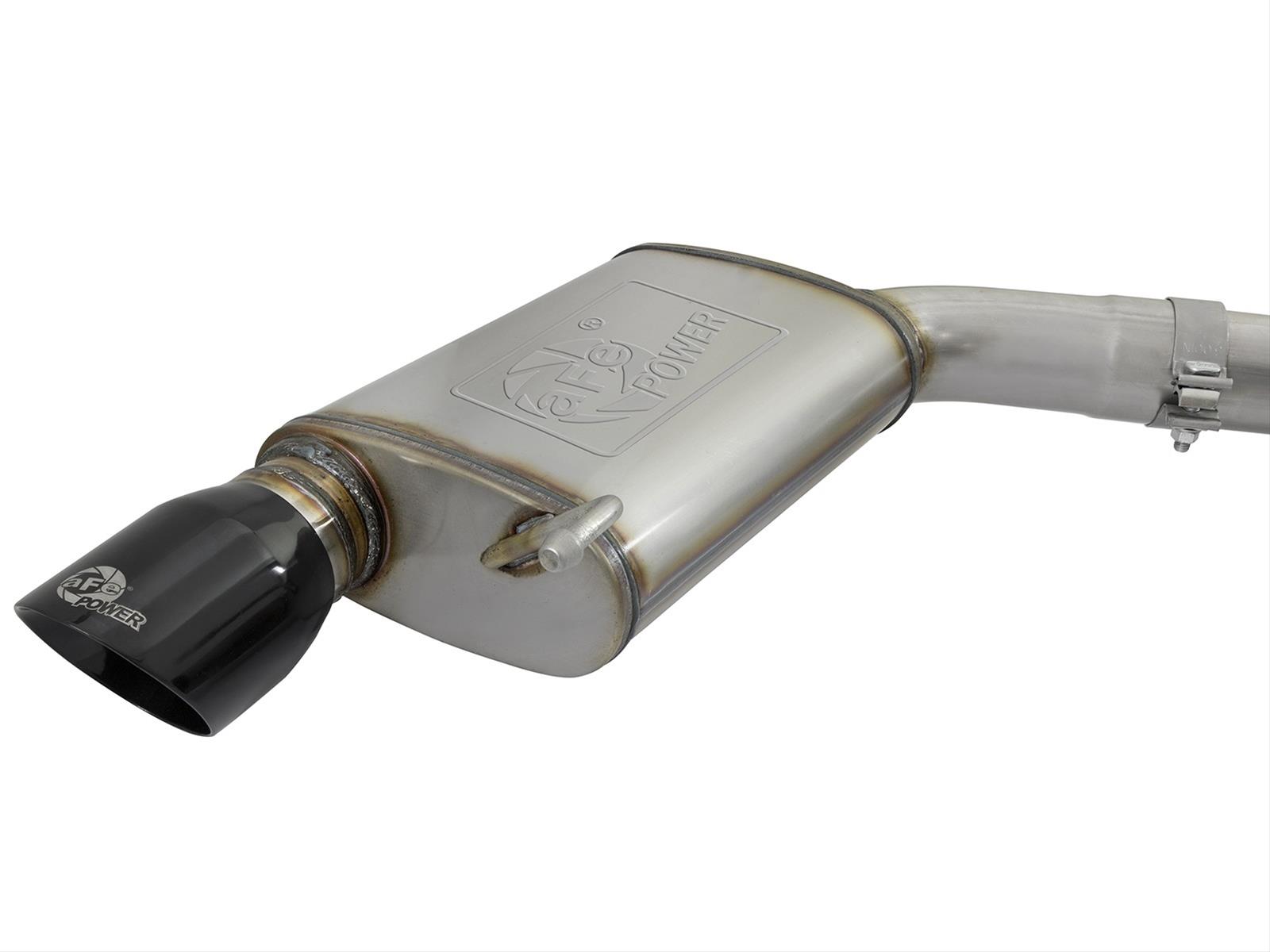 aFe MACH Force XP 3in 304 SS Cat-Back Exhausts w/ Black Tips 15-17 Ford Mustang GT V8-5.0L/V6-3.7L thumbnail 6