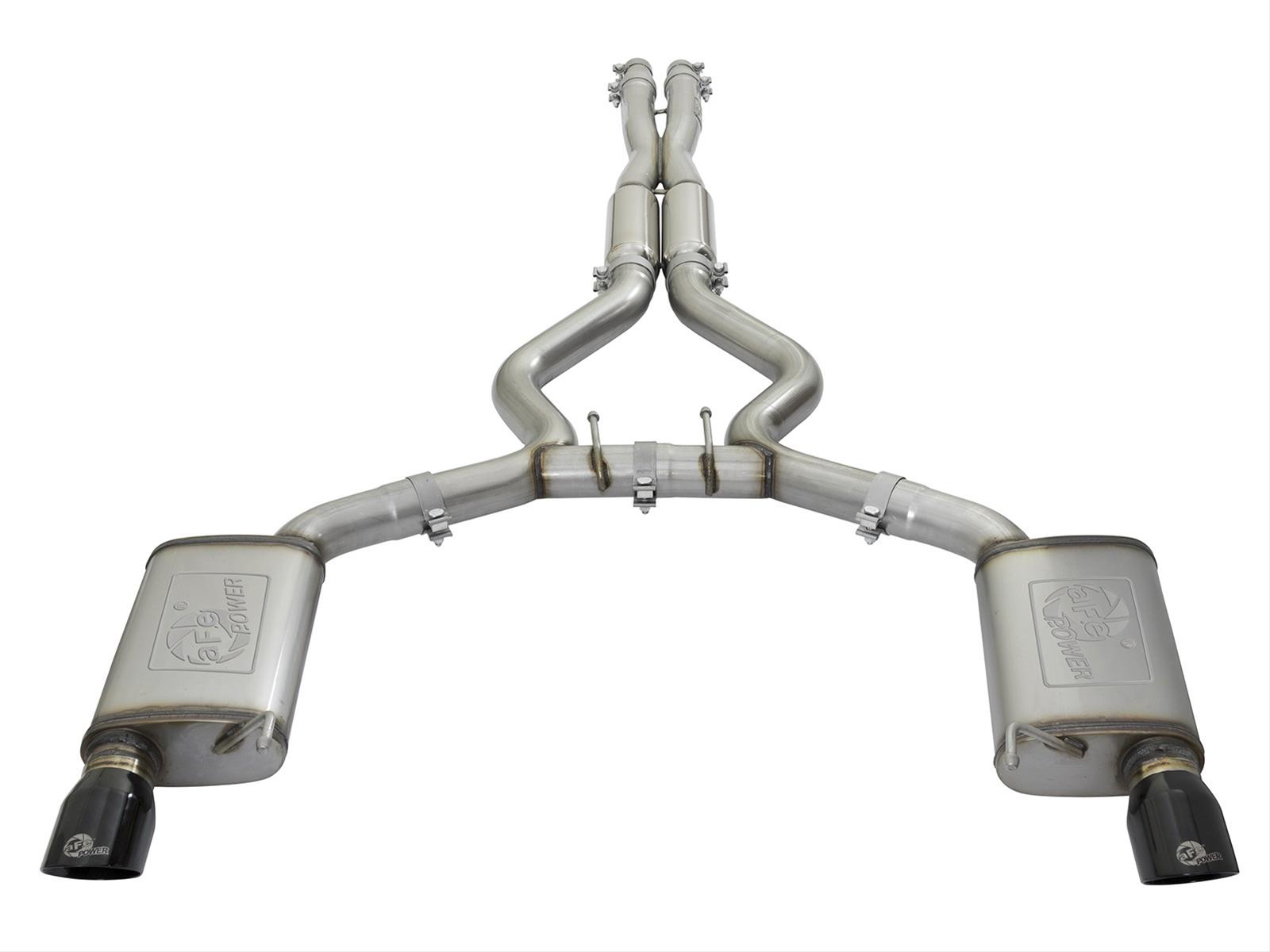 aFe MACH Force XP 3in 304 SS Loud Tone Cat-Back w/ Black Tips 15-17 Ford Mustang V6-3.7L/V8-5.0L thumbnail 5
