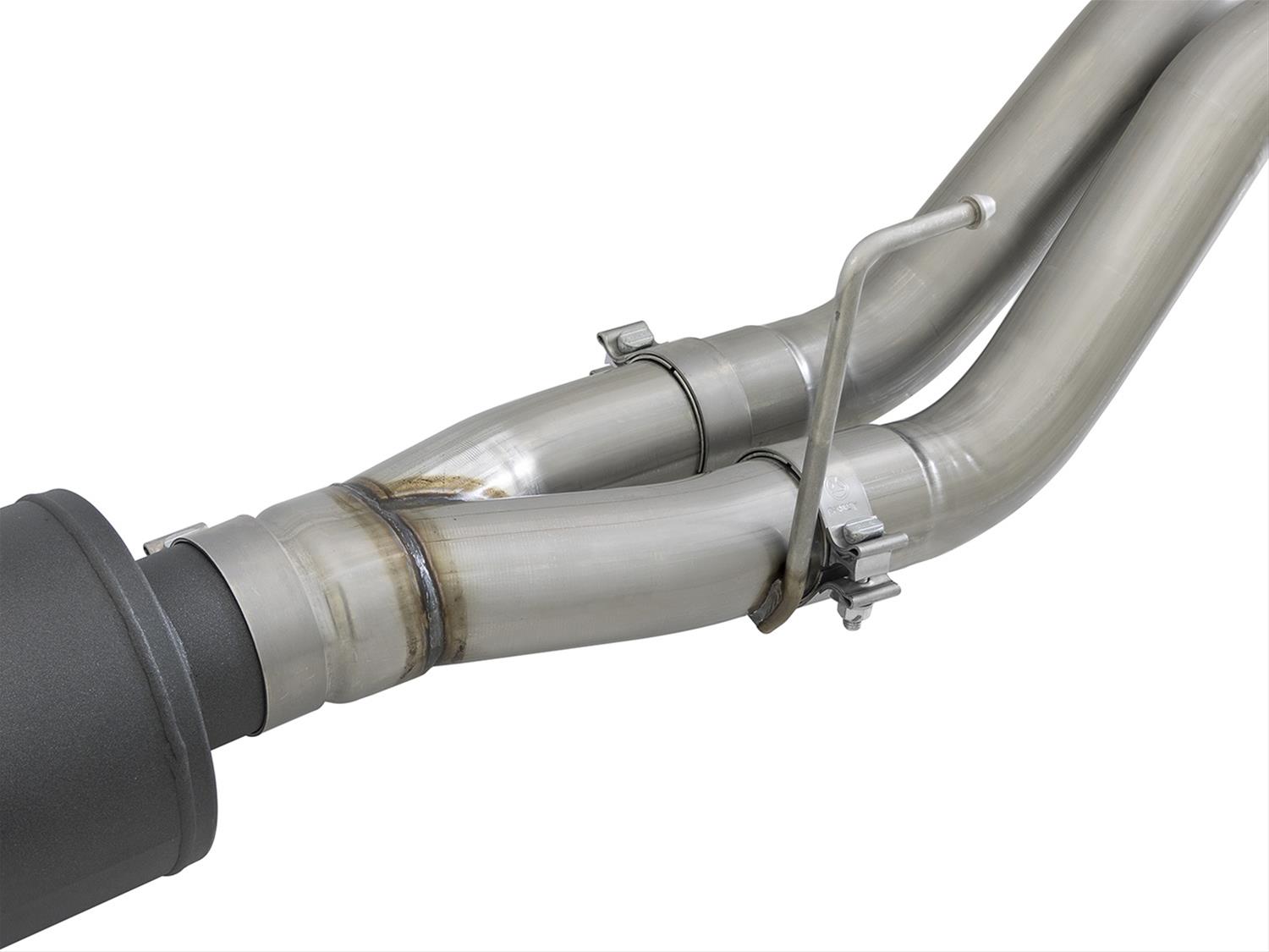 aFe MACHForce-XP 3in to 3-1/2in 304 SS Cat-Back Exhaust w/Polished Tips 17-18 Ford F-150 Raptor 3.5L thumbnail 4