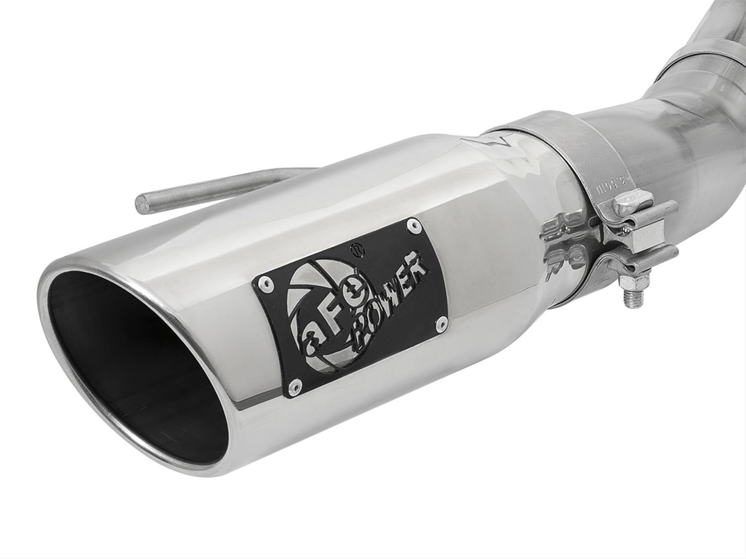 aFe MACHForce-XP 3in to 3-1/2in 304 SS Cat-Back Exhaust w/Polished Tips 17-18 Ford F-150 Raptor 3.5L thumbnail 3