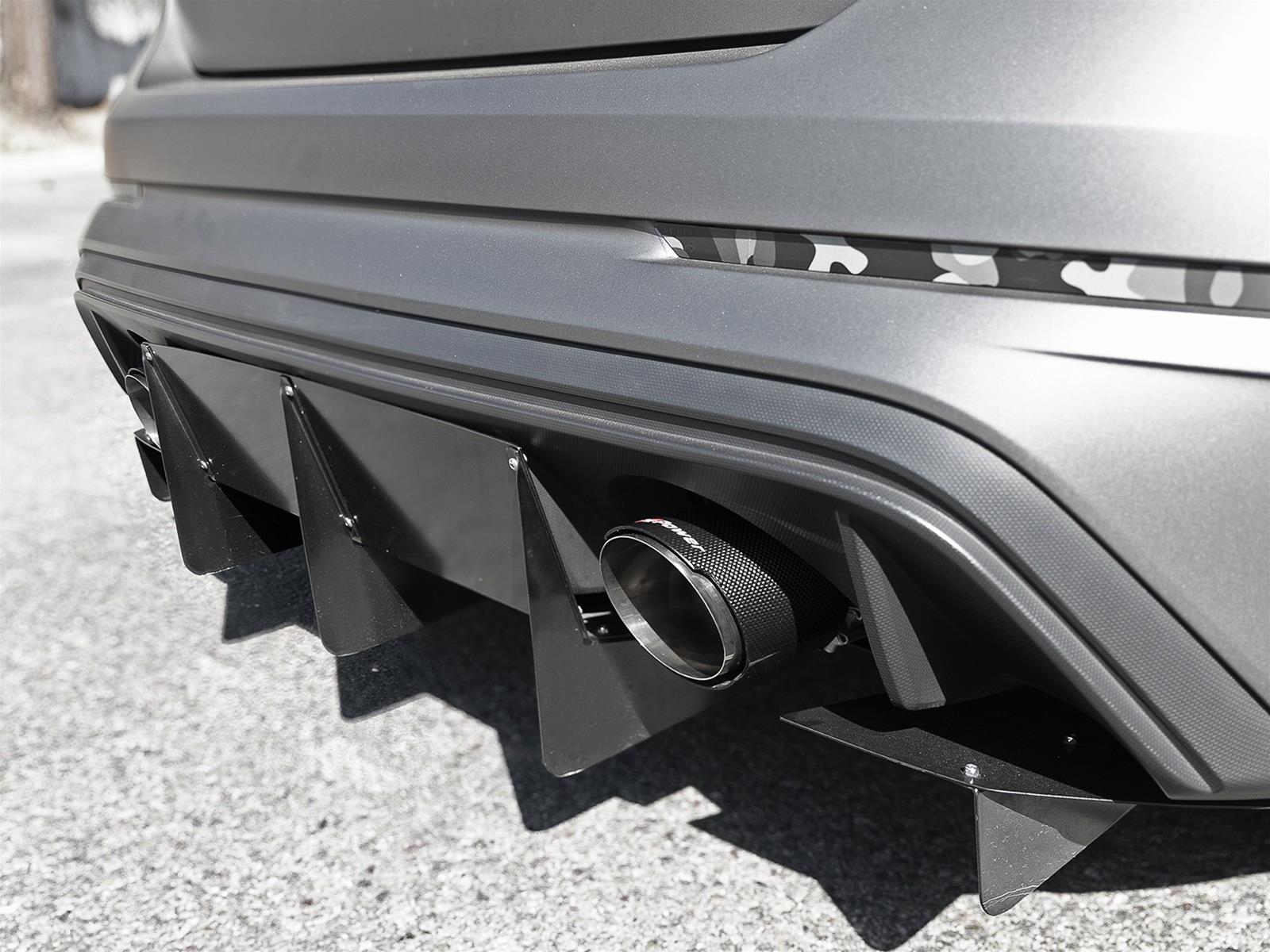aFe Takeda 3in 304 SS Axle-Back Exhaust System w/ Carbon Fiber Tips 16-18 Ford Focus RS I4-2.3L (t)