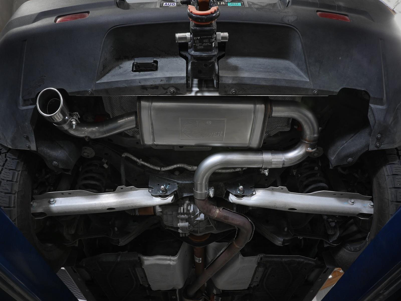 aFe Ford Bronco Sport 21-22 L3-1.5L (t)/L4-2.0L (t) Vulcan Hi-Tuck Axle-Back Exhaust System thumbnail 3