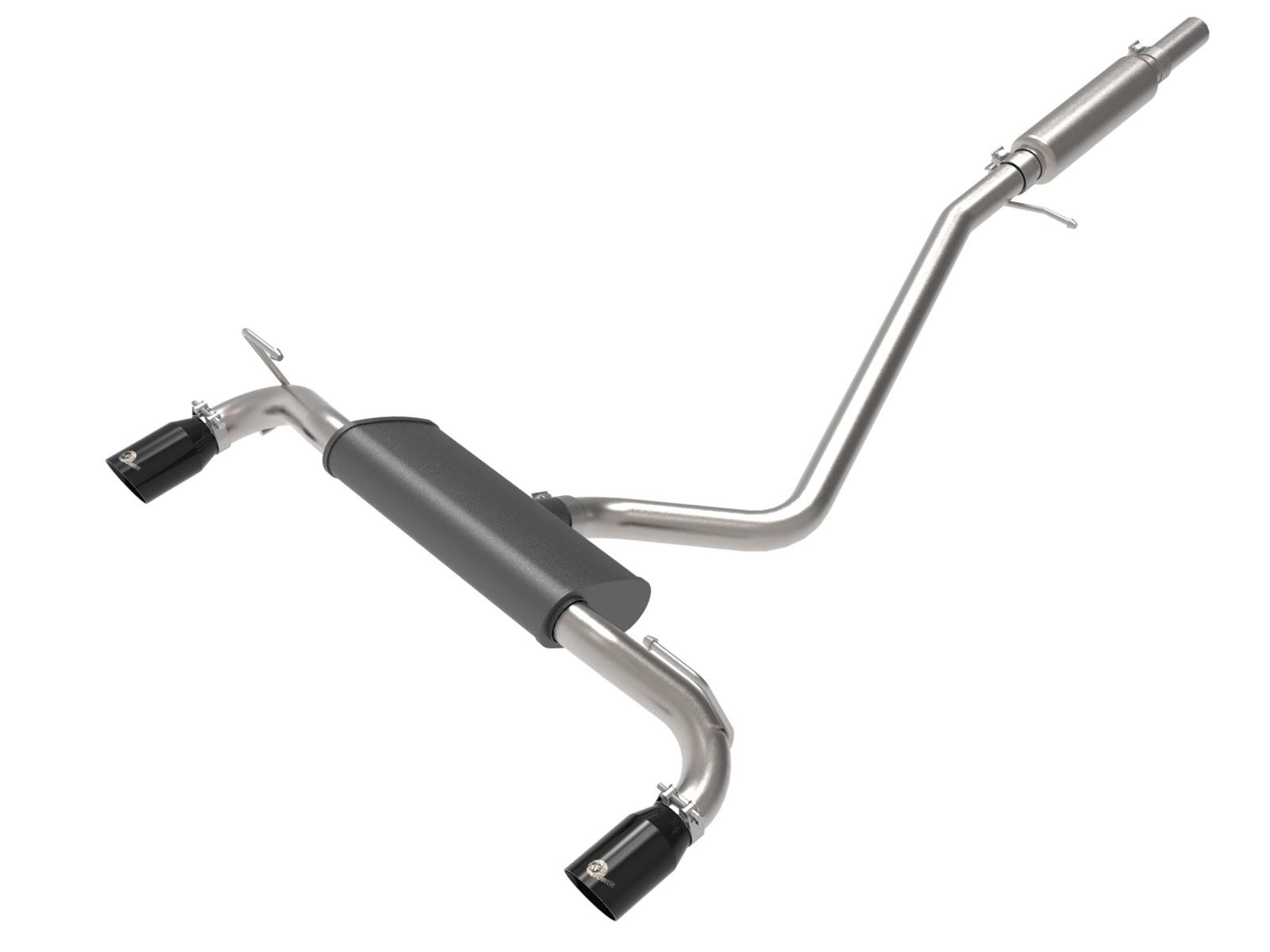 aFe Ford Bronco Sport 21-22 L3-1.5L (t)/L4-2.0L (t) Vulcan Cat-Back Exhaust System- Black Tips thumbnail 4
