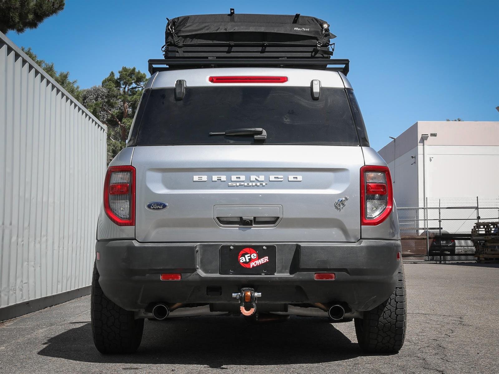 aFe Ford Bronco Sport 21-22 L3-1.5L (t)/L4-2.0L (t) Vulcan Cat-Back Exhaust System- Carbon Tips thumbnail 2