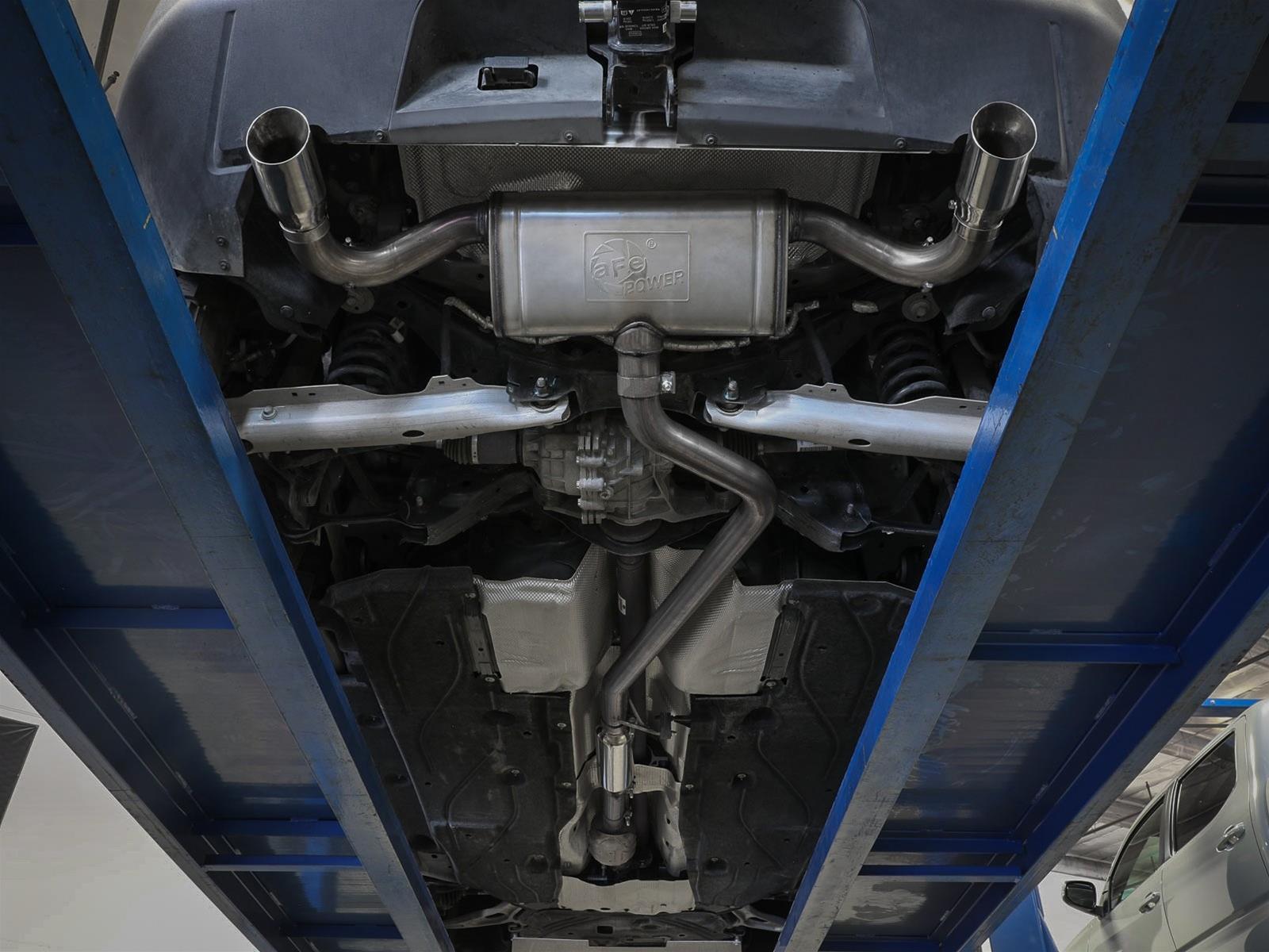 aFe Ford Bronco Sport 21-22 L3-1.5L (t)/L4-2.0L (t) Vulcan Cat-Back Exhaust System- Carbon Tips thumbnail 3