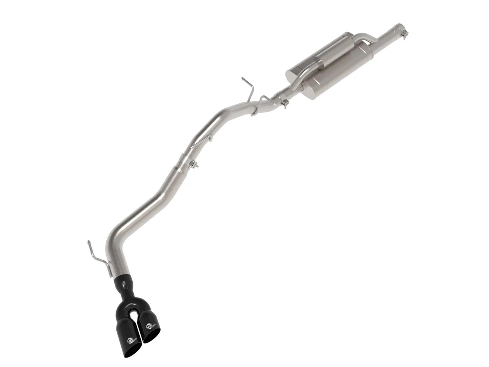 aFe 2024+ Ford Ranger L4-2.3L (t) Vulcan Series 2.5in to 3in Cat-Back Exhaust w/ Black Tip thumbnail 6