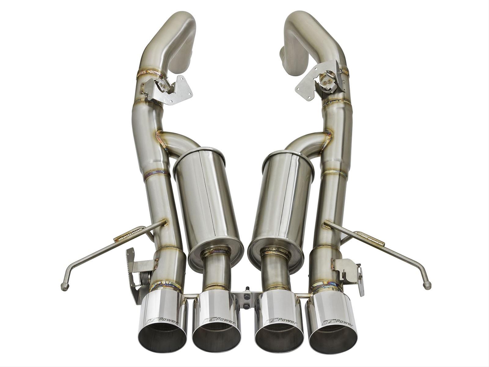 aFe MACH Force XP 3in-2 1/2in Axle Back 304SS Exhaust w/ Polished Tips 14-17 Chevy Corvette V8-6.2L thumbnail 8