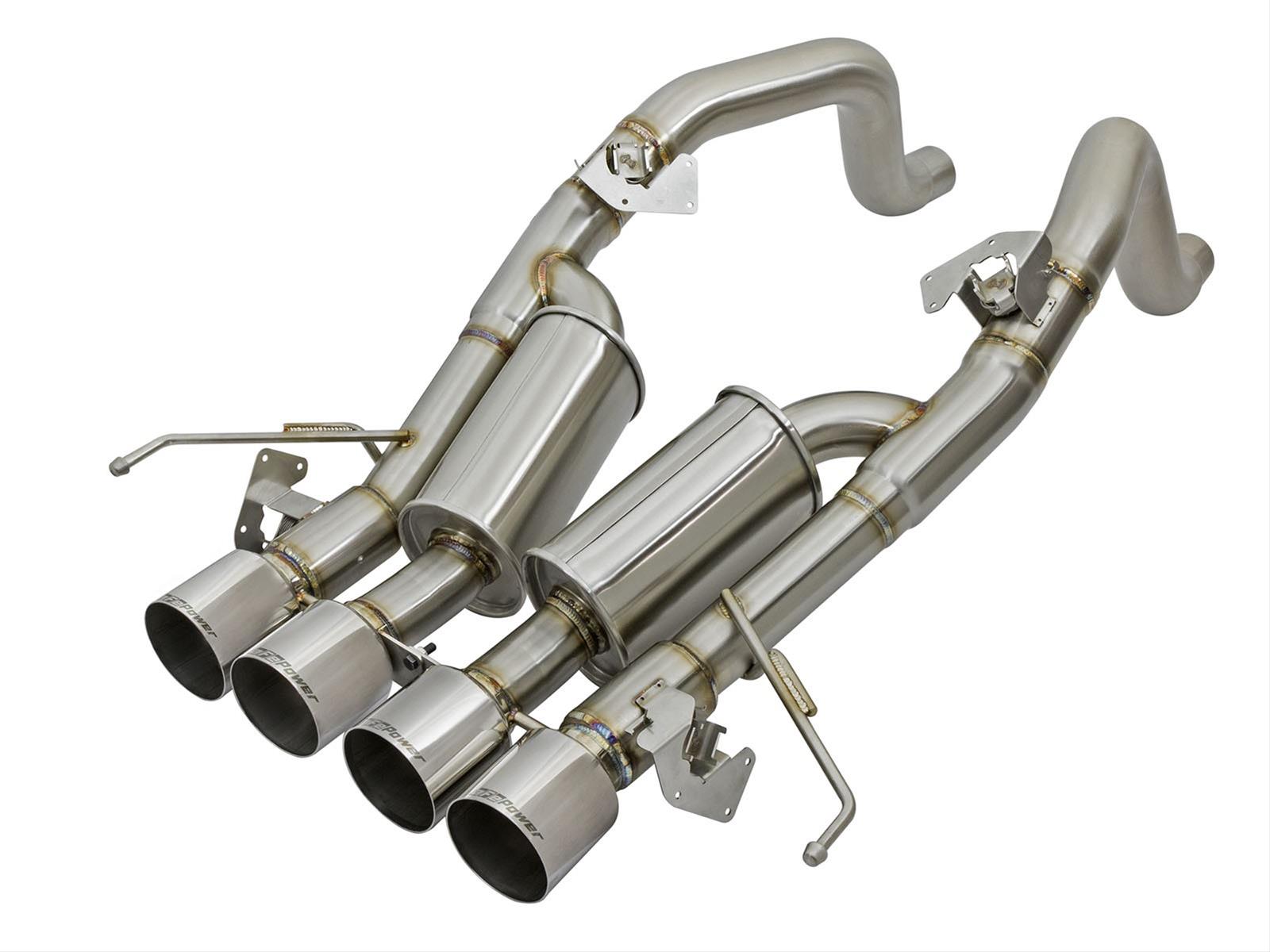 aFe MACH Force XP 3in-2 1/2in Axle Back 304SS Exhaust w/ Polished Tips 14-17 Chevy Corvette V8-6.2L thumbnail 7