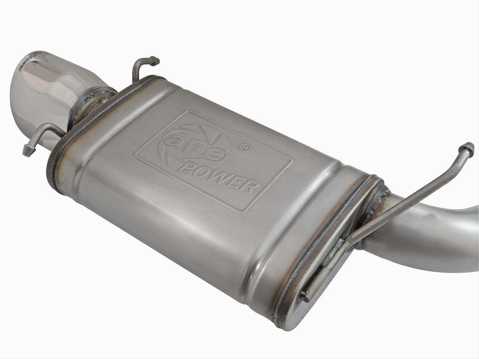 aFe Mach Force-Xp 3in CB Stainless Steel Dual Exhaust System w/Polished Tips 09-15 Cadillac CTS-V thumbnail 6