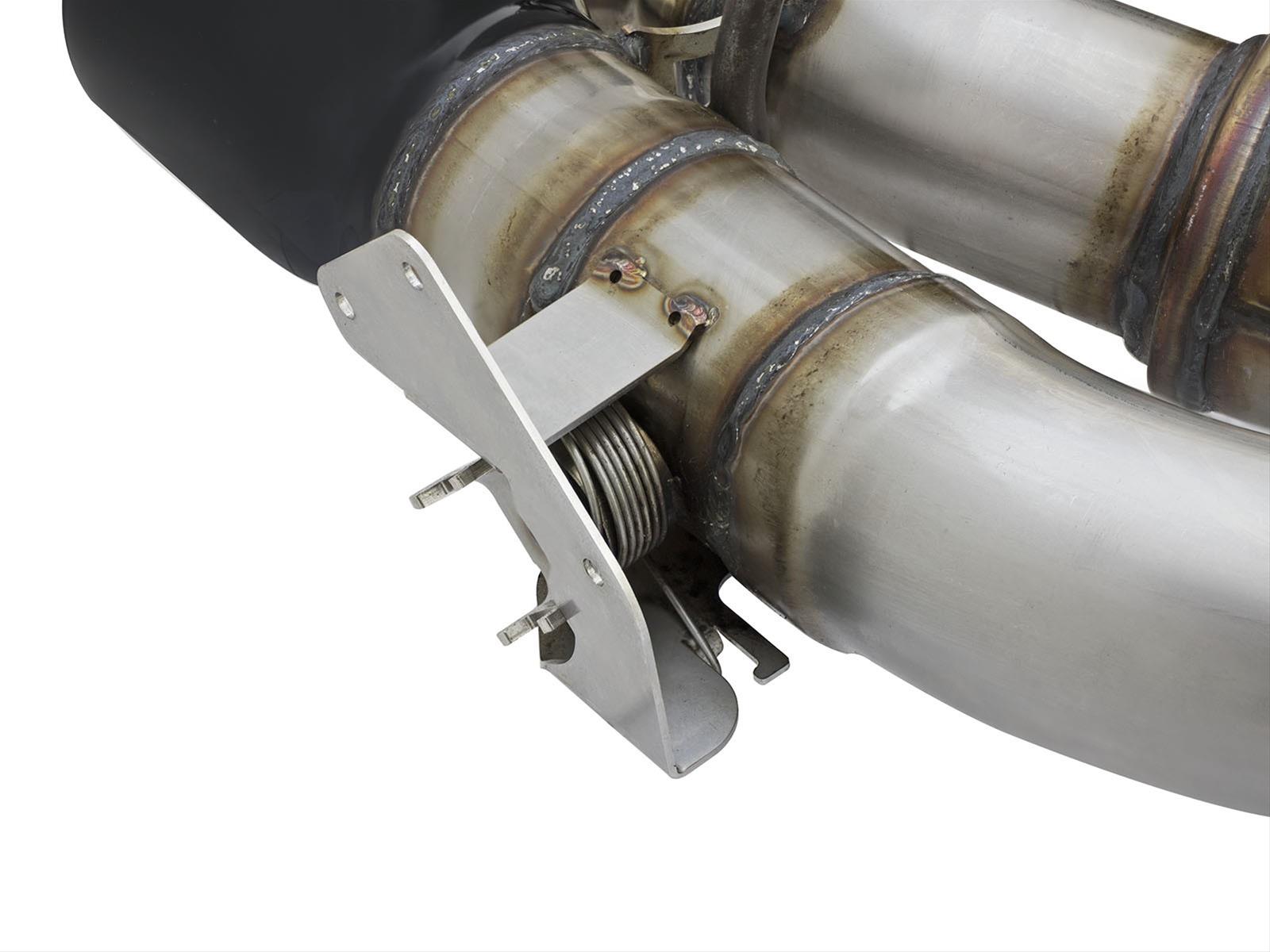 aFe MACH Force XP 3in 304 SS Cat-Back Dual Exhaust w/ Black Tips 16-17 Chevy Camaro SS V8-6.2L thumbnail 5