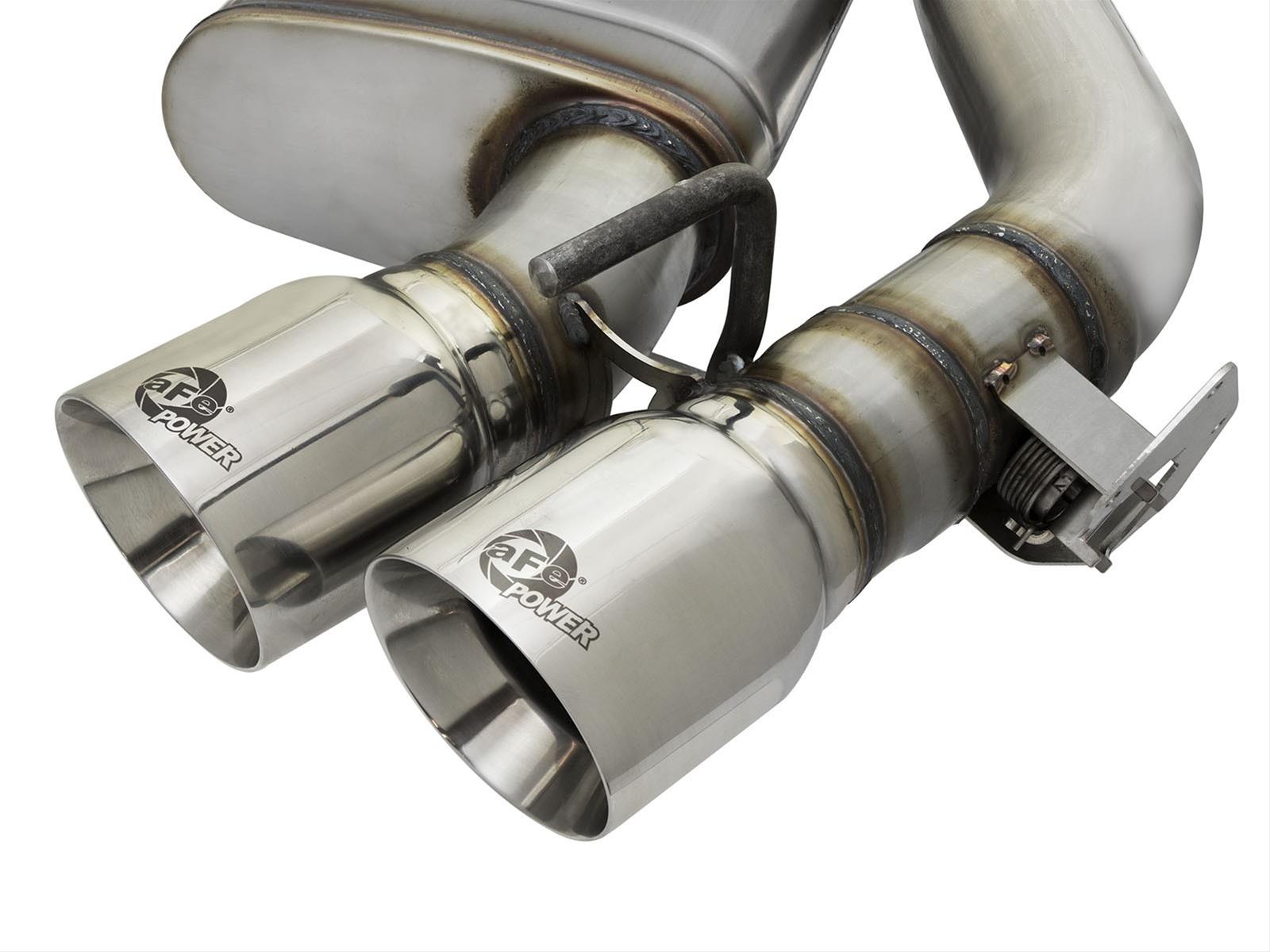 aFe MACH Force XP 3in 304 Stainless Steel Cat-Back Exhaust 16-17 Chevy Camaro SS V8-6.2L thumbnail 4