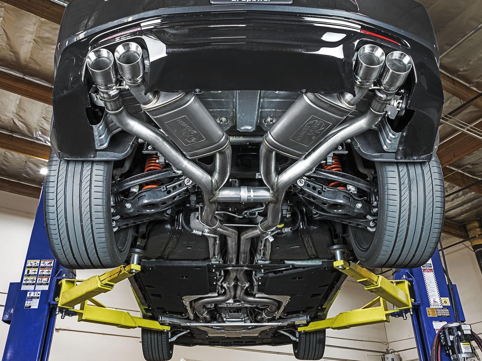 aFe MACH Force XP 3in 304 Stainless Steel Cat-Back Exhaust 16-17 Chevy Camaro SS V8-6.2L