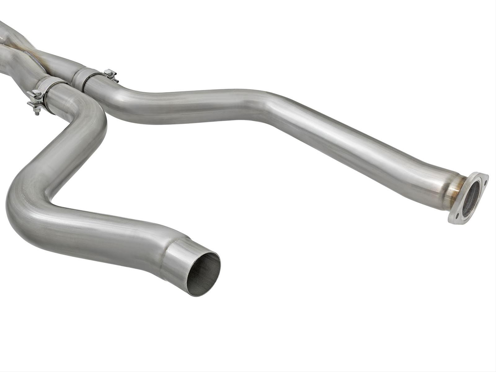 aFe MACHForce XP 3in 304 SS Cat-Back Dual Mode Exhaust w/ Polished Tips 16-17 Cadillac ATS-V V6-3.6L thumbnail 9