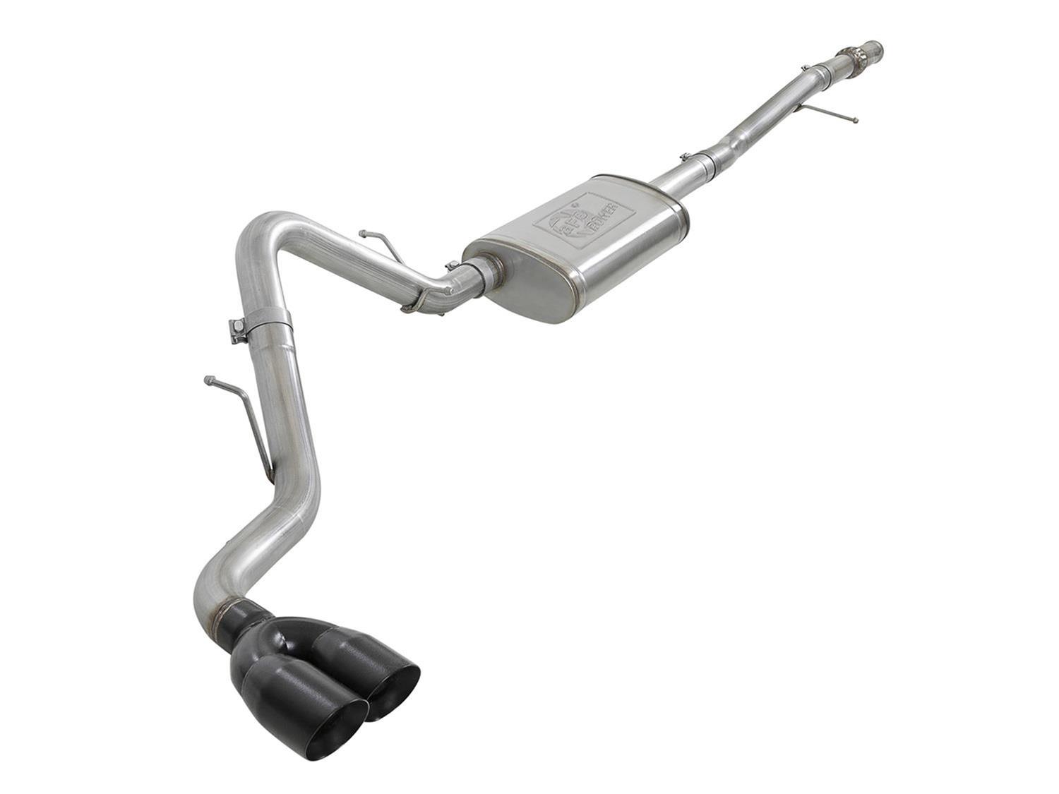aFe Vulcan Series 3in 304SS Exhaust Cat-Back w/Blk Tip 2019 GM Silverado/Sierra 1500 V6-4.3L/V8-5.3L thumbnail 8