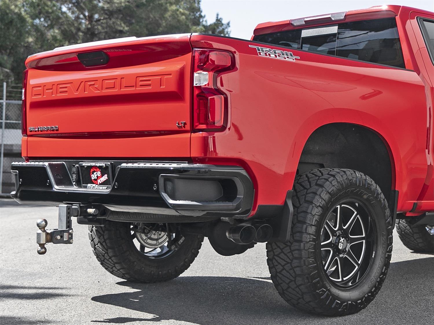 aFe Vulcan Series 3in 304SS Exhaust Cat-Back w/Blk Tip 2019 GM Silverado/Sierra 1500 V6-4.3L/V8-5.3L