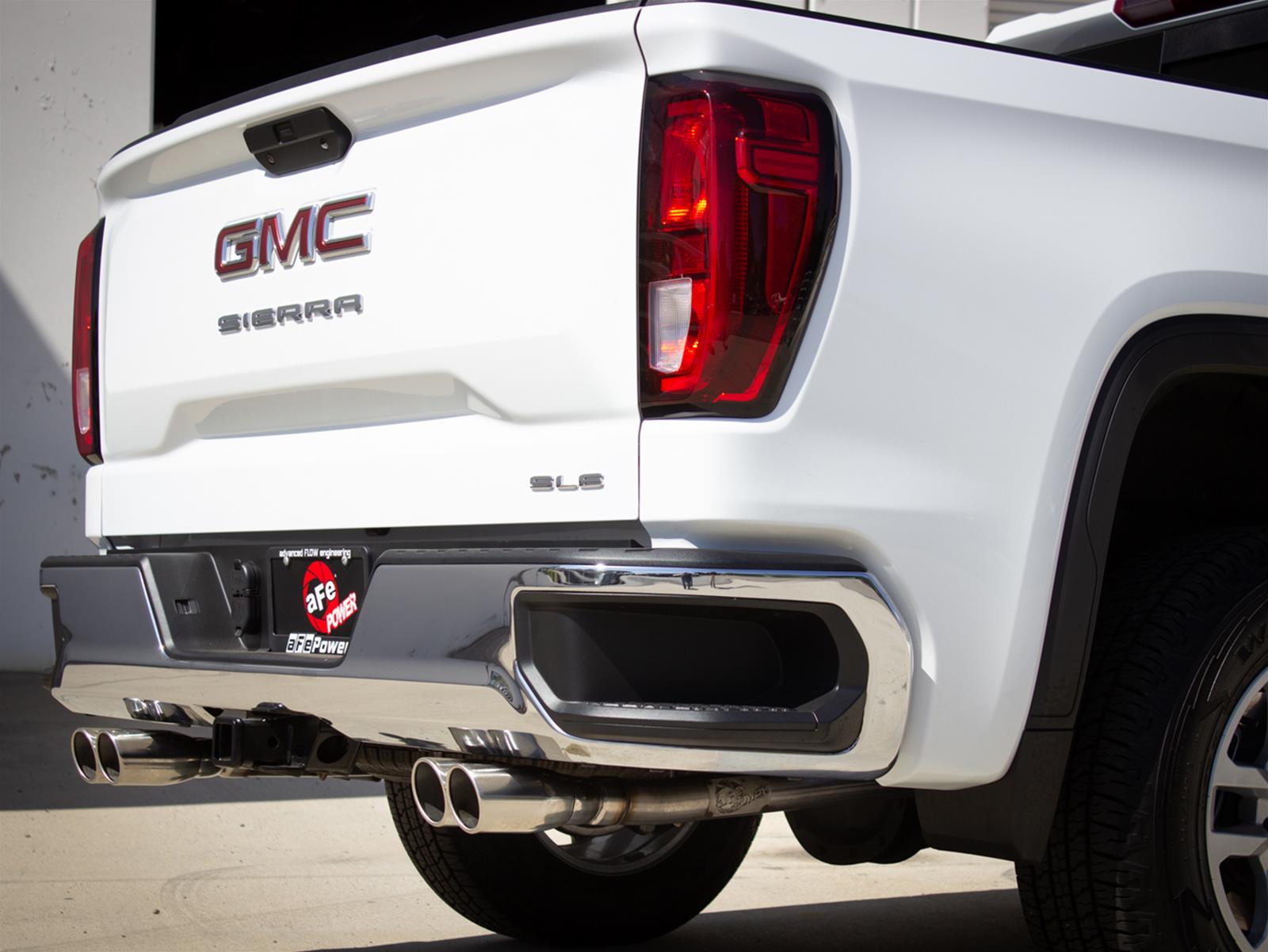 aFe Vulcan Series 3-2.5in 304SS Exh Cat-Back w/ Pol Tips 2019 GM Silverado/Sierra 1500 L4-2.7L (t)