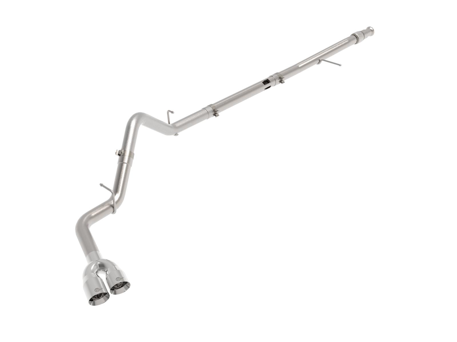 aFe Rebel XD Series 3in 304SS DPF-Back 20-21 GM Trucks L6-3.0L (td) LM2 - Dual Polished Tip thumbnail 3