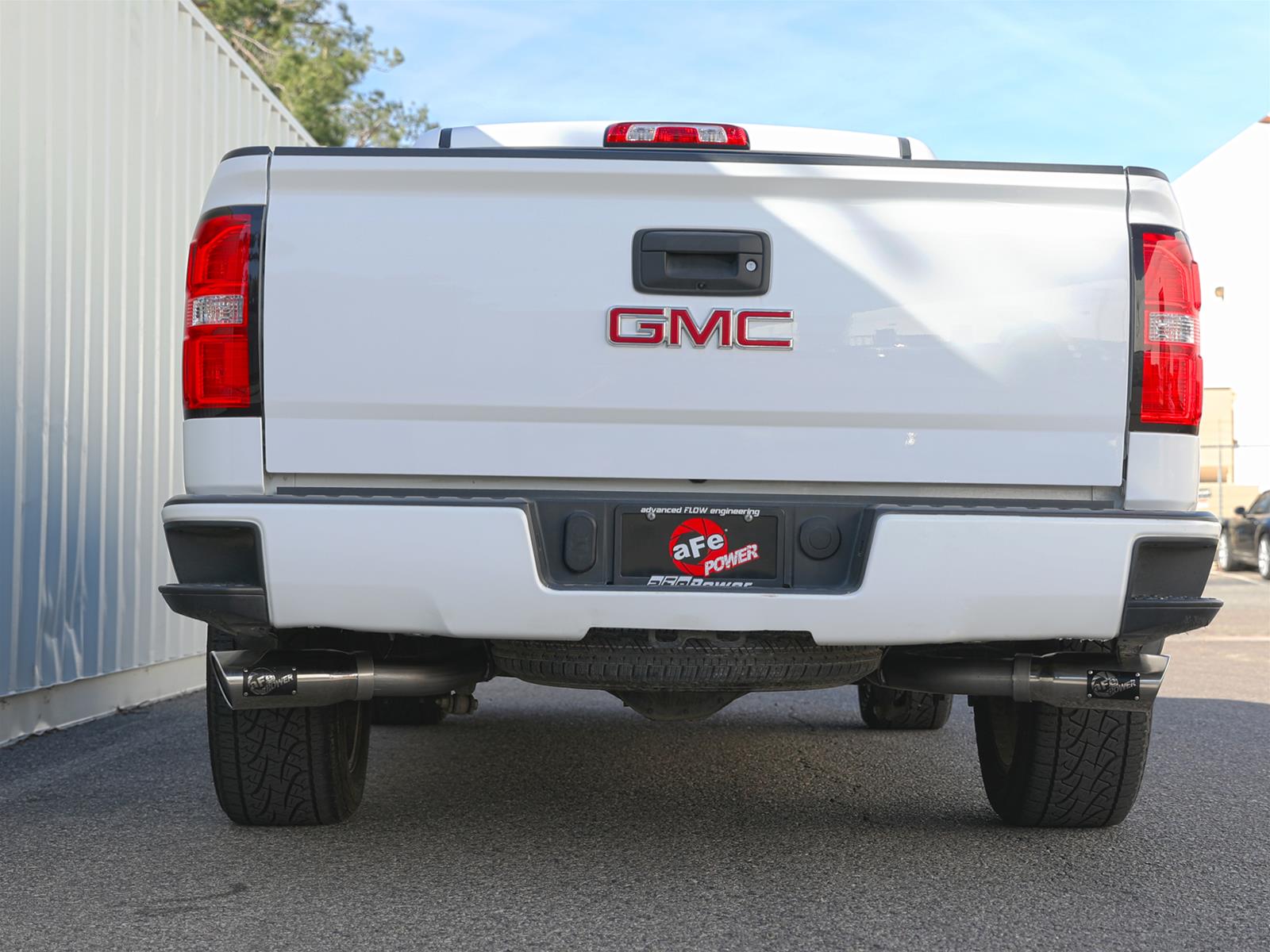 aFe Gemini XV Series Exhaust Systems for 2009-2018 SIERRA 1500, SILVERADO 1500 - 49-34133-P System, Series, Split Side Rear, Stainless Steel, Cat-Back, Dual Polished Tips, Chevrolet, GMC, Kit thumbnail 2