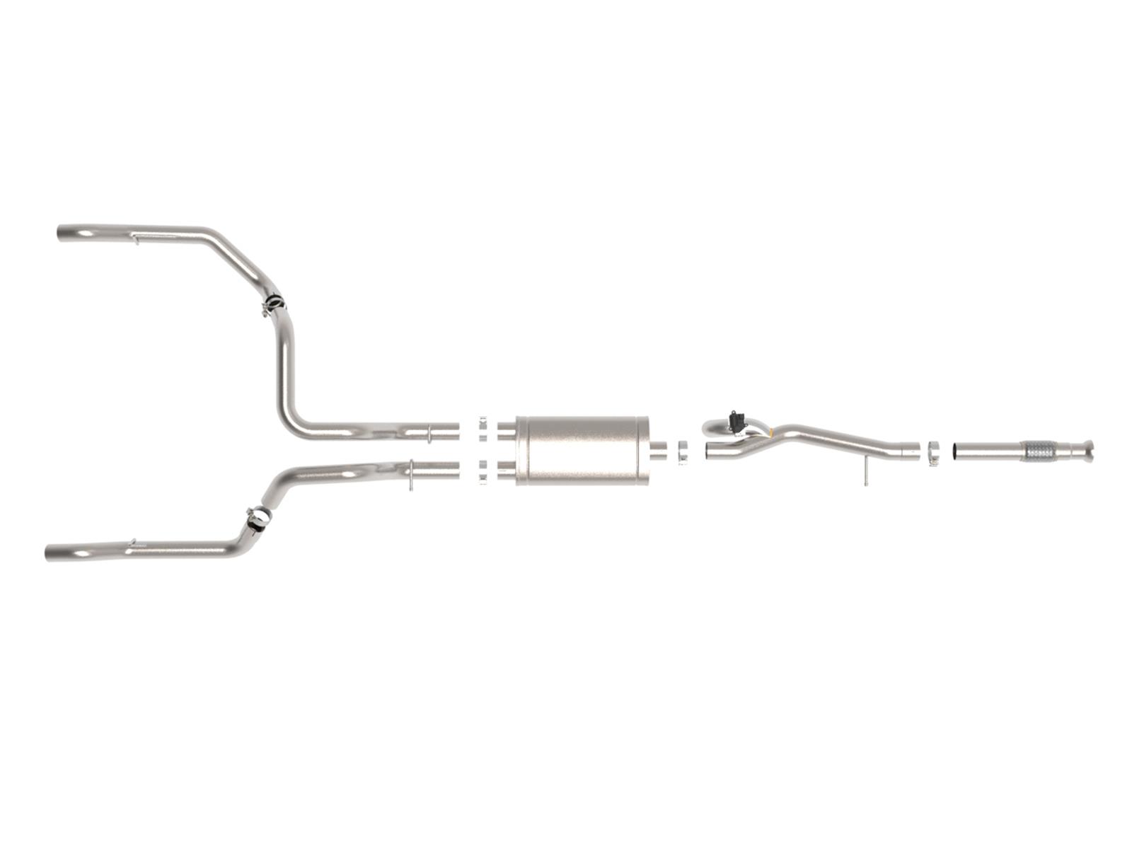 aFe Gemini XV 3in 304 SS Cat-Back Exhaust w/ Cutout 19-21 GM Silverado/Sierra 1500 V8 thumbnail 9
