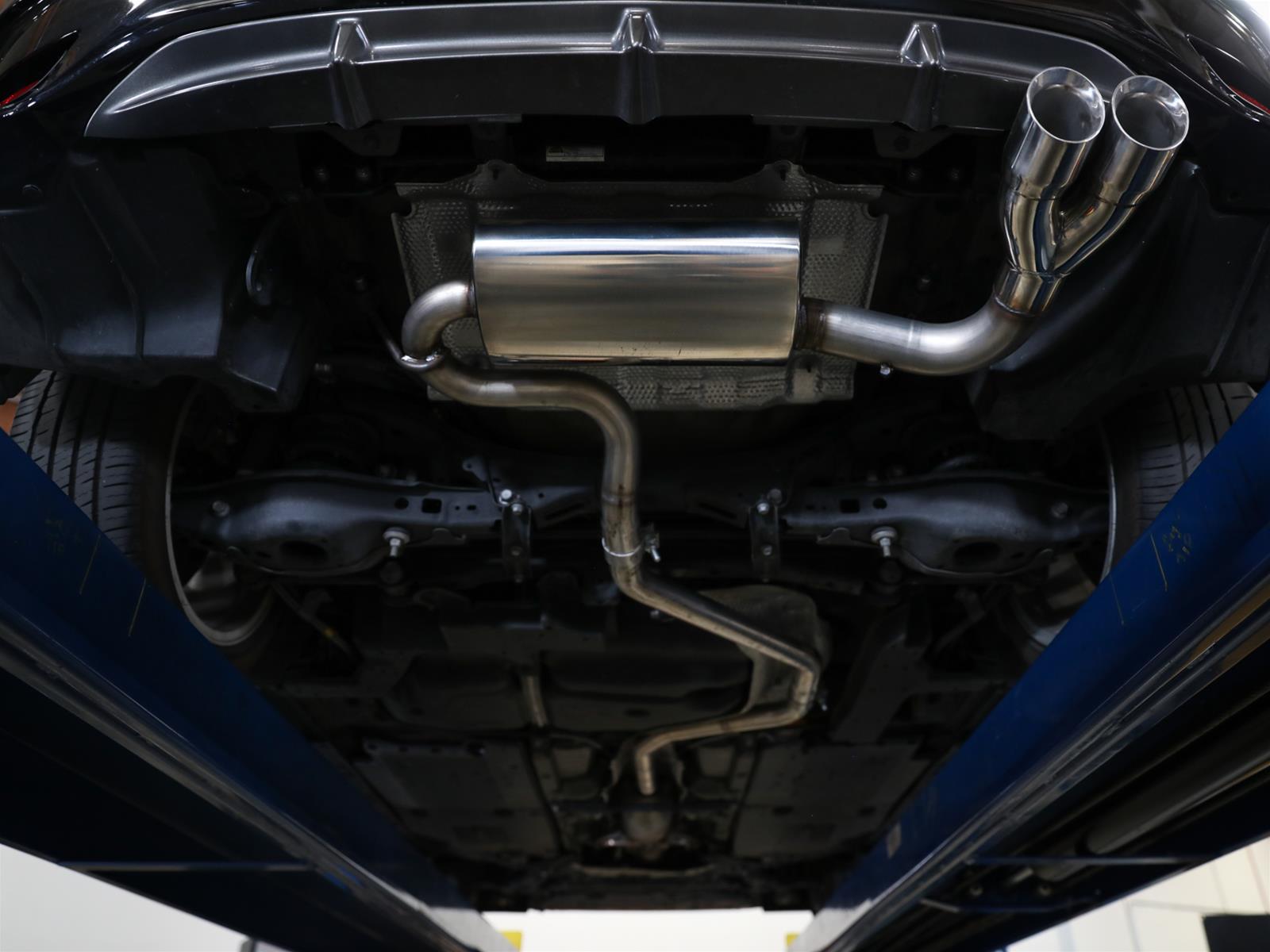aFe POWER Takeda 2in to 2-1 304 SS Cat-Back Exhaust w/ Black Tips 11-17 Lexus CT200h 1.8L