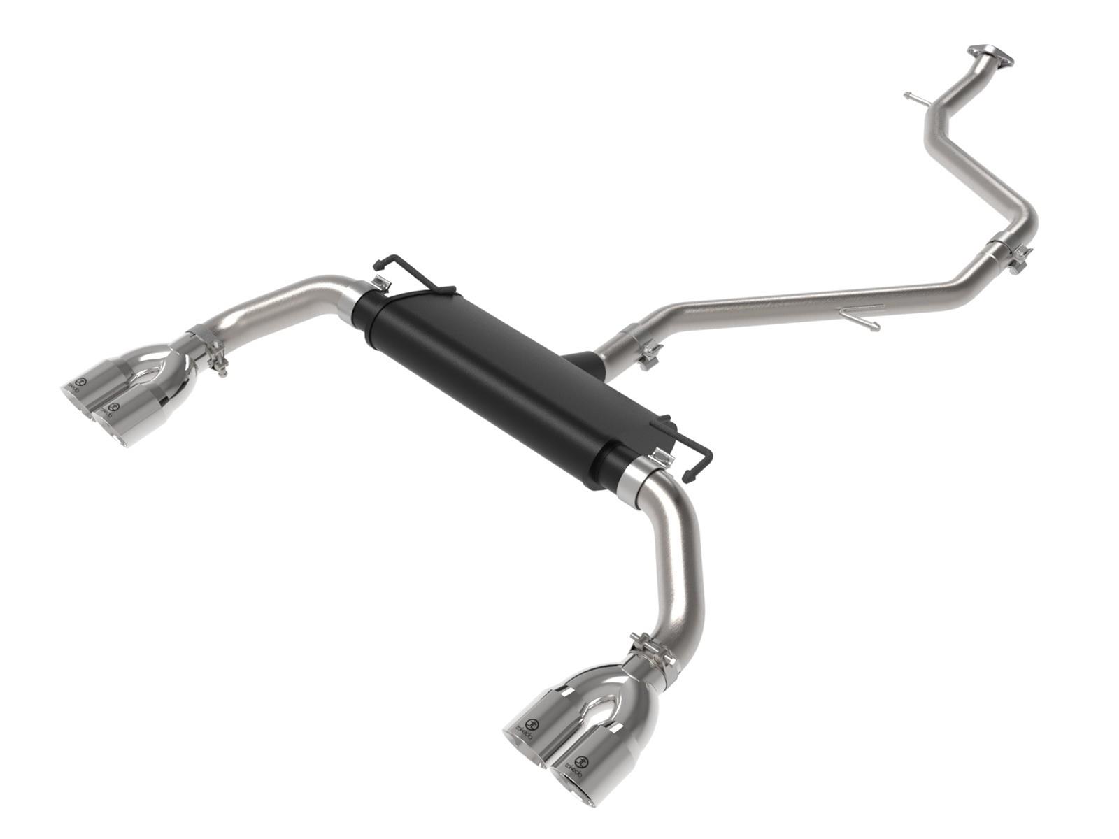 aFe 19-21 Lexus UX200 Takeda 2in - 2.5in. 304 SS Cat-Back Exhaust System w/ Polished Tip thumbnail 3