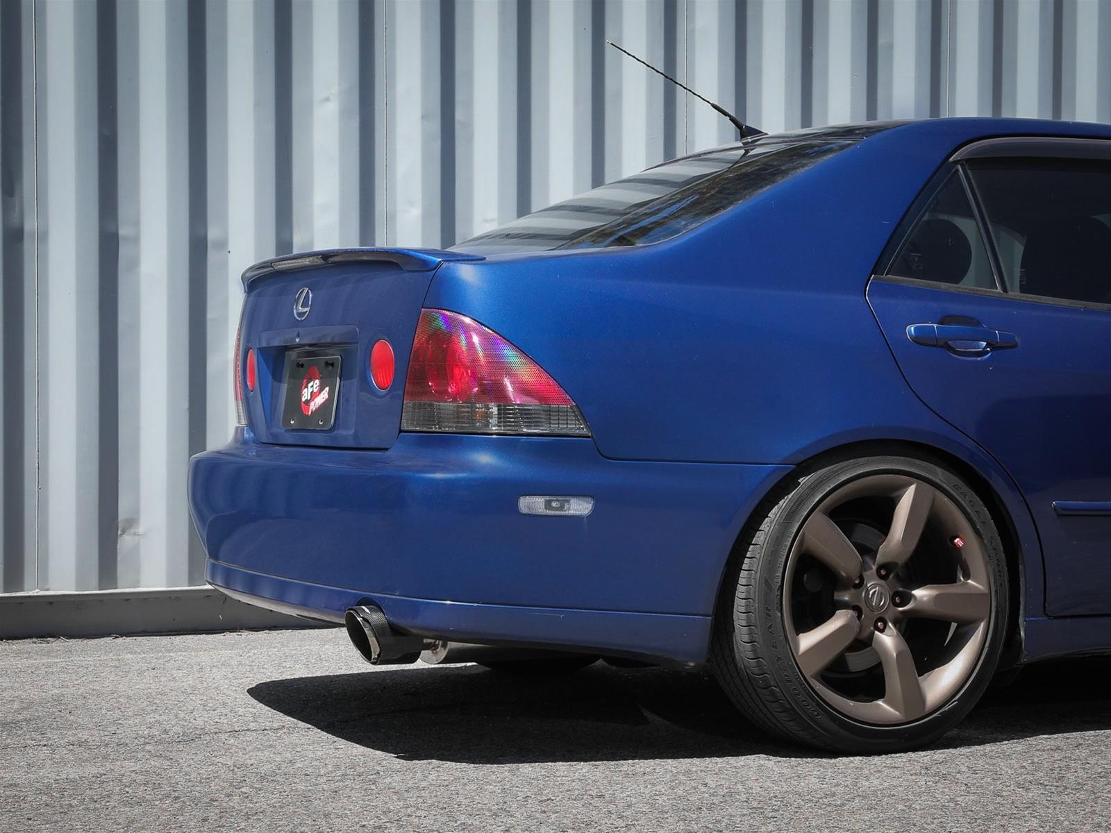 aFe Lexus IS300 01-05 L6-3.0L Takeda Cat-Back Exhaust System- Carbon Fiber Tip thumbnail 2