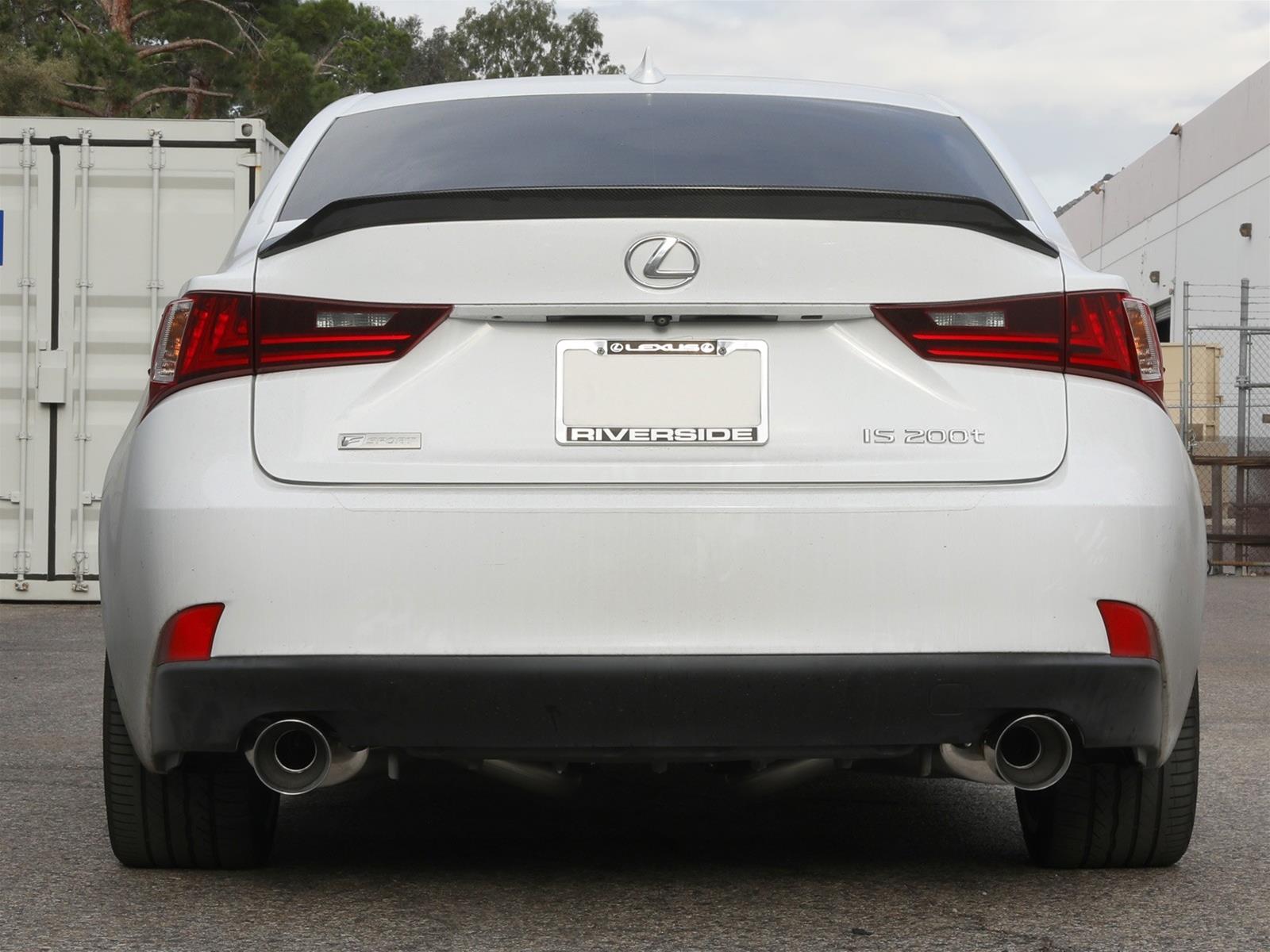 aFe POWER Takeda 16-17 Lexus IS200t L4-2.0L (t) 2.5in-3in 304 SS CB Exhaust w/Polish Tip thumbnail 4