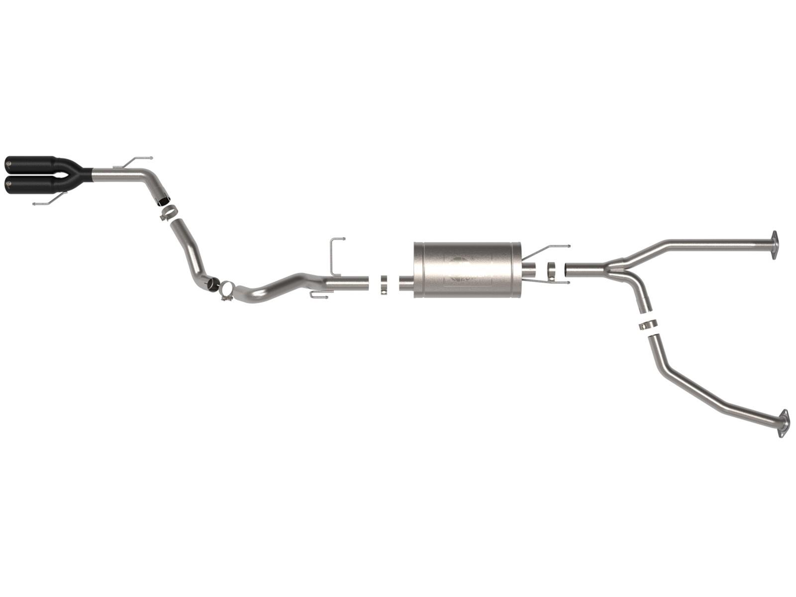 aFe 23-24 Toyota Sequoia V6 3.4L Vulcan Series 2-1/2in to 3in 304 SS Cat-Back Exhaust w/ Black Tip thumbnail 6