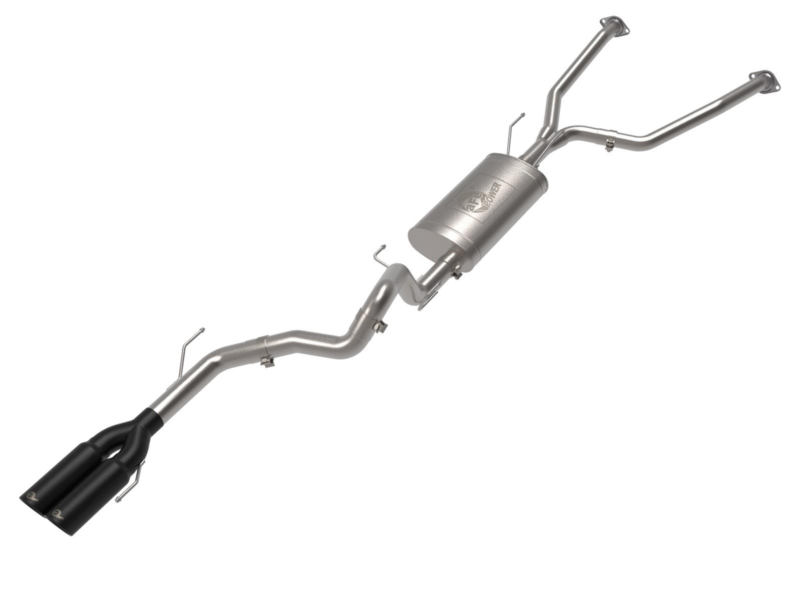 aFe 23-24 Toyota Sequoia V6 3.4L Vulcan Series 2-1/2in to 3in 304 SS Cat-Back Exhaust w/ Black Tip thumbnail 5