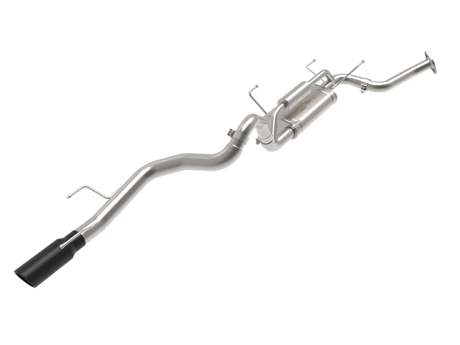 aFe 24-25 Toyota Land Cruiser 2-1/2in to 3in 304 SS Cat-Back Exhaust System w/ Black Tip thumbnail 3