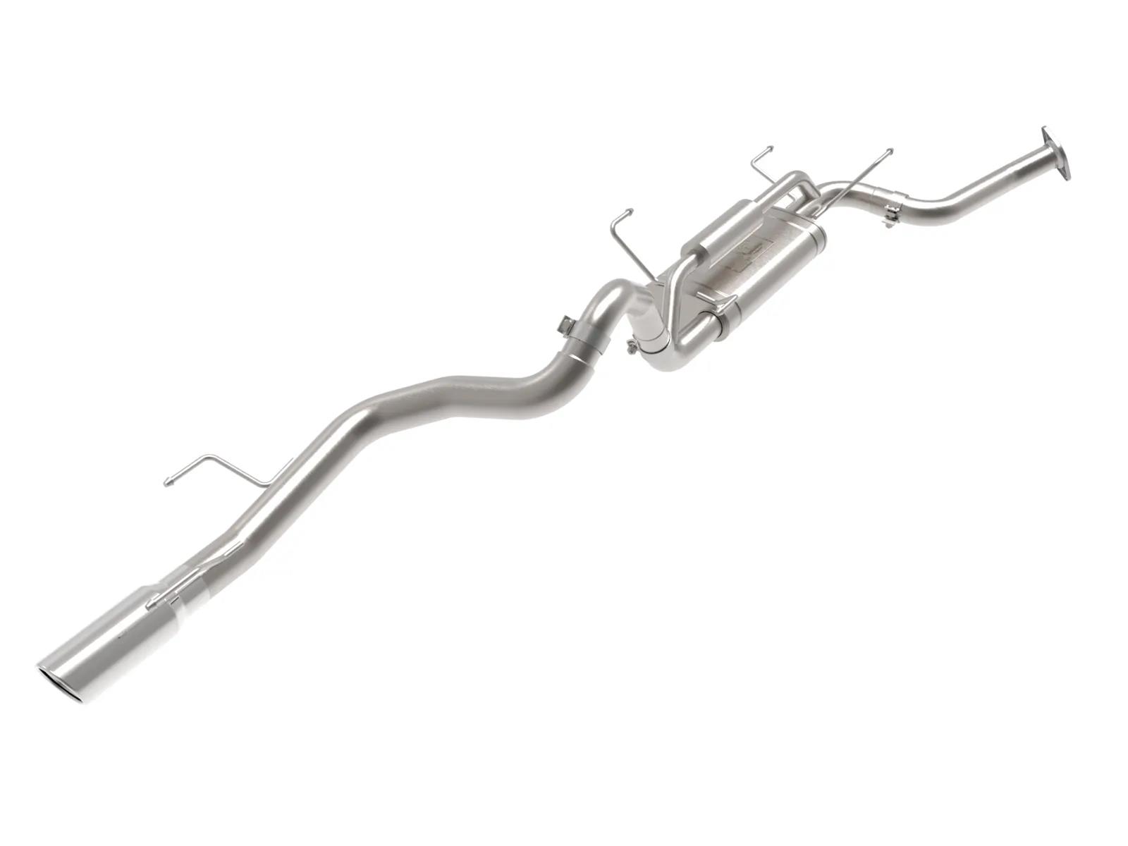 aFe Vulcan Series Exhaust Systems 49-36076-P Systems, 304 Stainless, Single, Cat-Back, Natural, Polished Tip, Toyota, Kit thumbnail 3