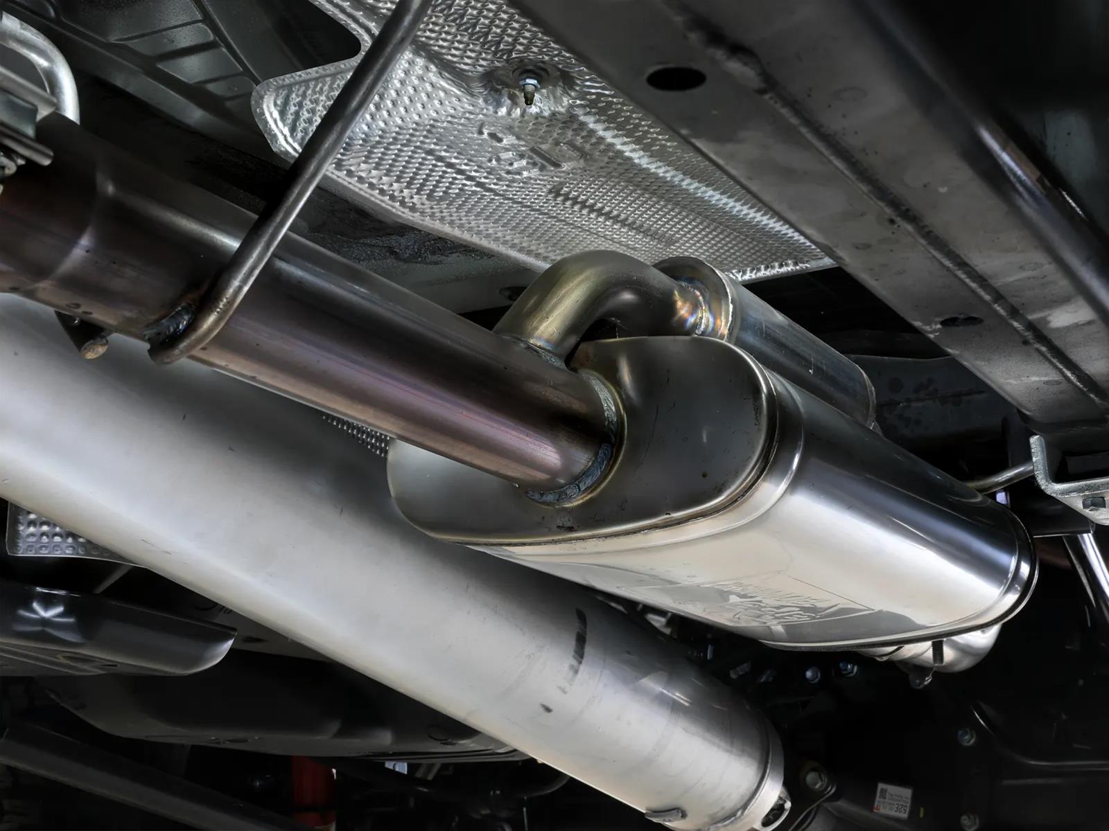 aFe 24-25 Toyota Tacoma L4-2.4L (t) Vulcan Series 2.5in 304 Stainless Steel Cat-Back thumbnail 2