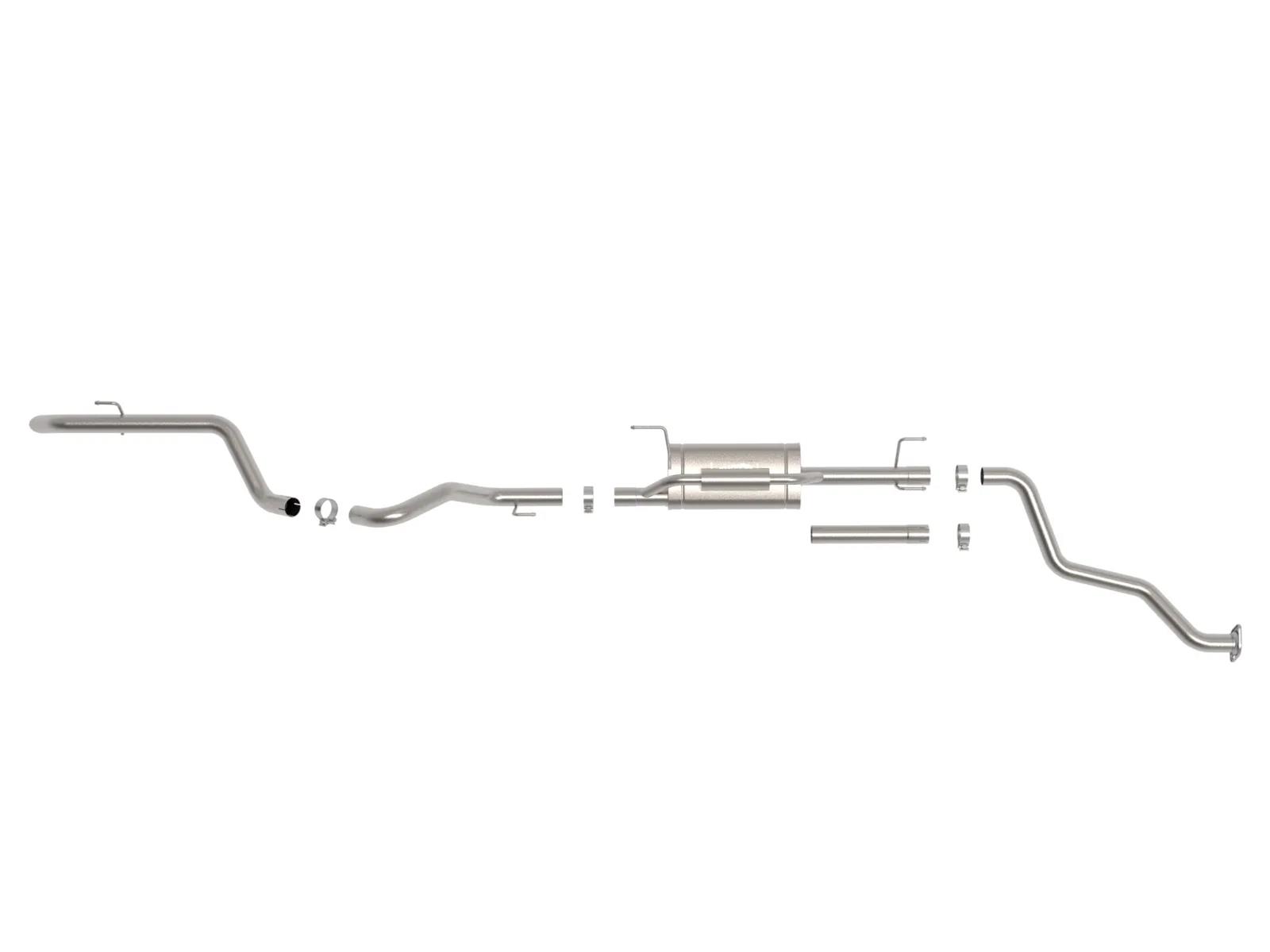aFe 24-25 Toyota Tacoma L4-2.4L (t) Vulcan Series 2.5in 304 Stainless Steel Cat-Back thumbnail 6