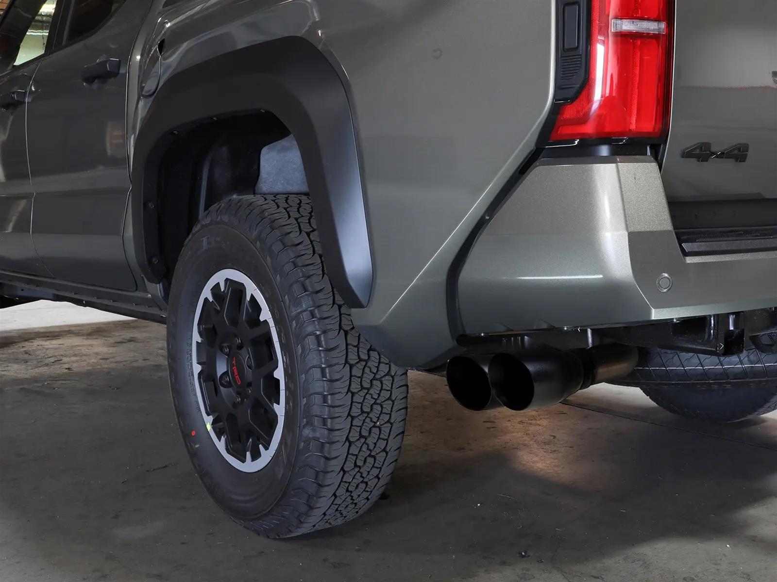 aFe 24-25 Toyota Tacoma L4-2.4L (t) Vulcan Series 2.5in to 3in Cat-Back w/ Black Tip thumbnail 4