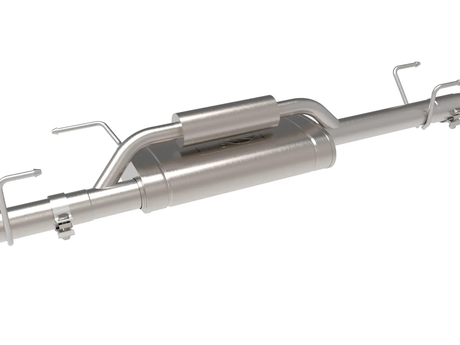 aFe 24-25 Toyota Tacoma L4-2.4L (t) Vulcan Series 2.5in to 3in Cat-Back w/ Polished Tip thumbnail 5