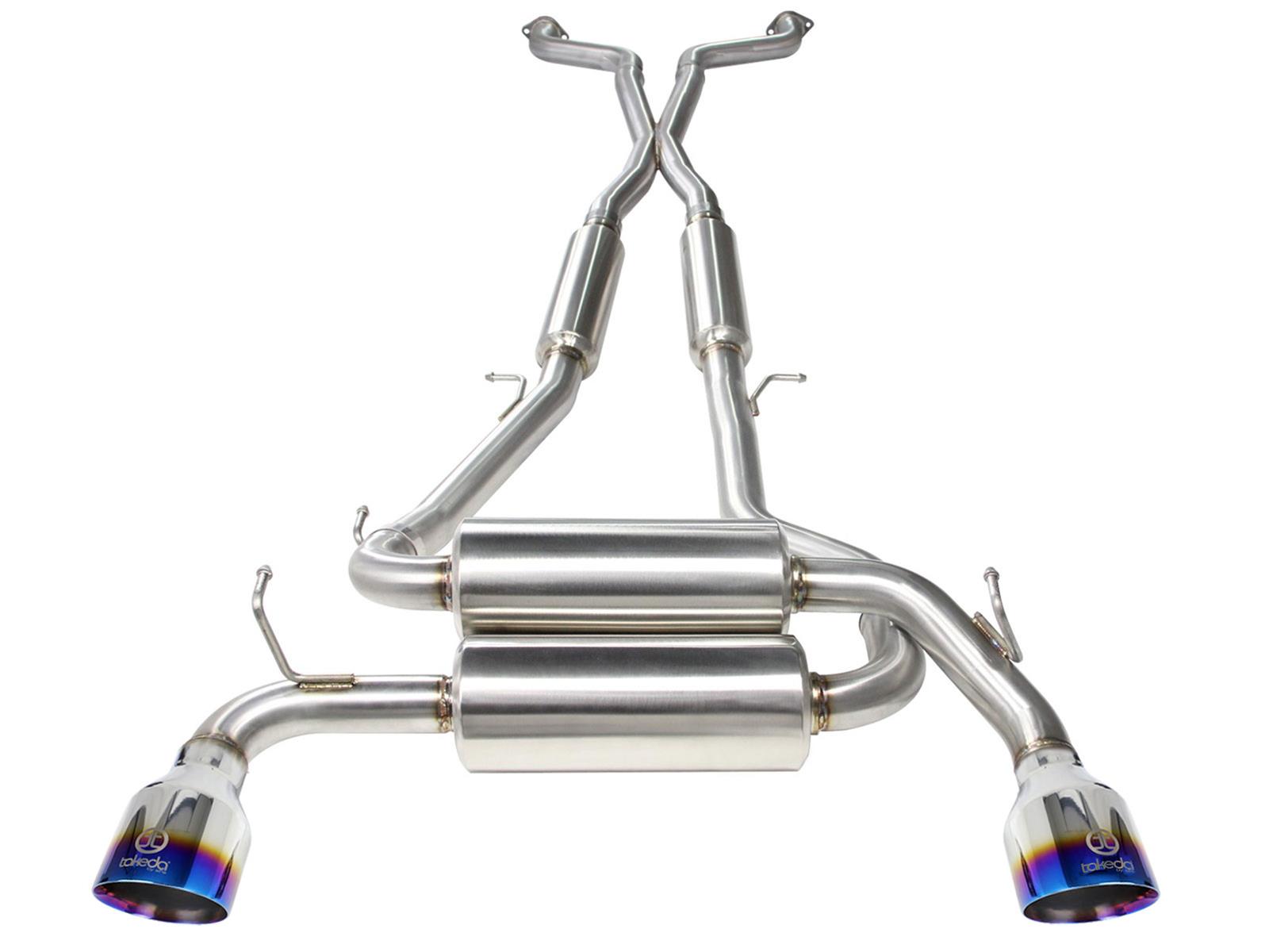 aFe Takeda 2-1/2in 304SS Cat-Back Exhaust Infiniti G37 08-13/Q60 14-15 V6-3.7 w/ Blue Flame Tips thumbnail 4