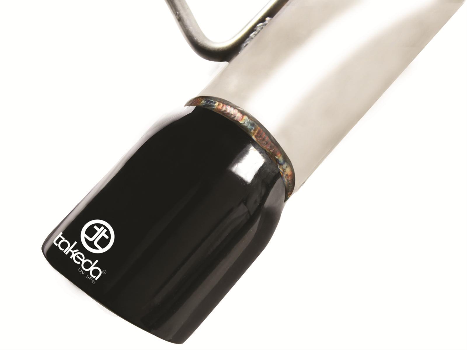 aFe Takeda Exhaust Cat-Back 304 Stainless Steel 11-14 Nissan Juke L4 1.6L (t) Black Tip thumbnail 4