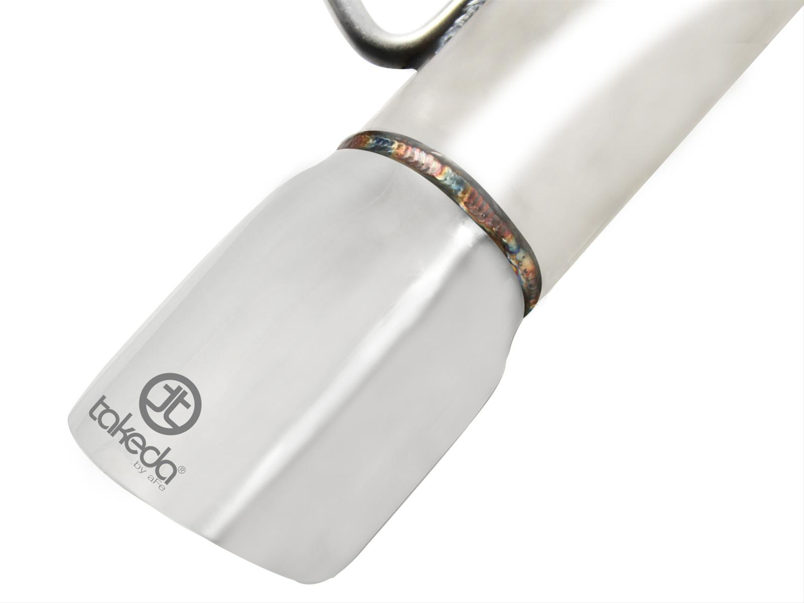 aFe Takeda Exhaust Cat-Back 304 Stainless Steel 11-14 Nissan Juke L4 1.6L (t) Polished Tip thumbnail 2