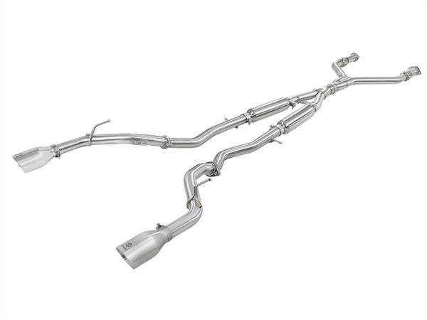 aFe Takeda 2.5in 304 SS Cat-Back Exhaust System w/ Polished Tips 16-18 Infiniti Q50 V6-3.0L (tt) thumbnail 8