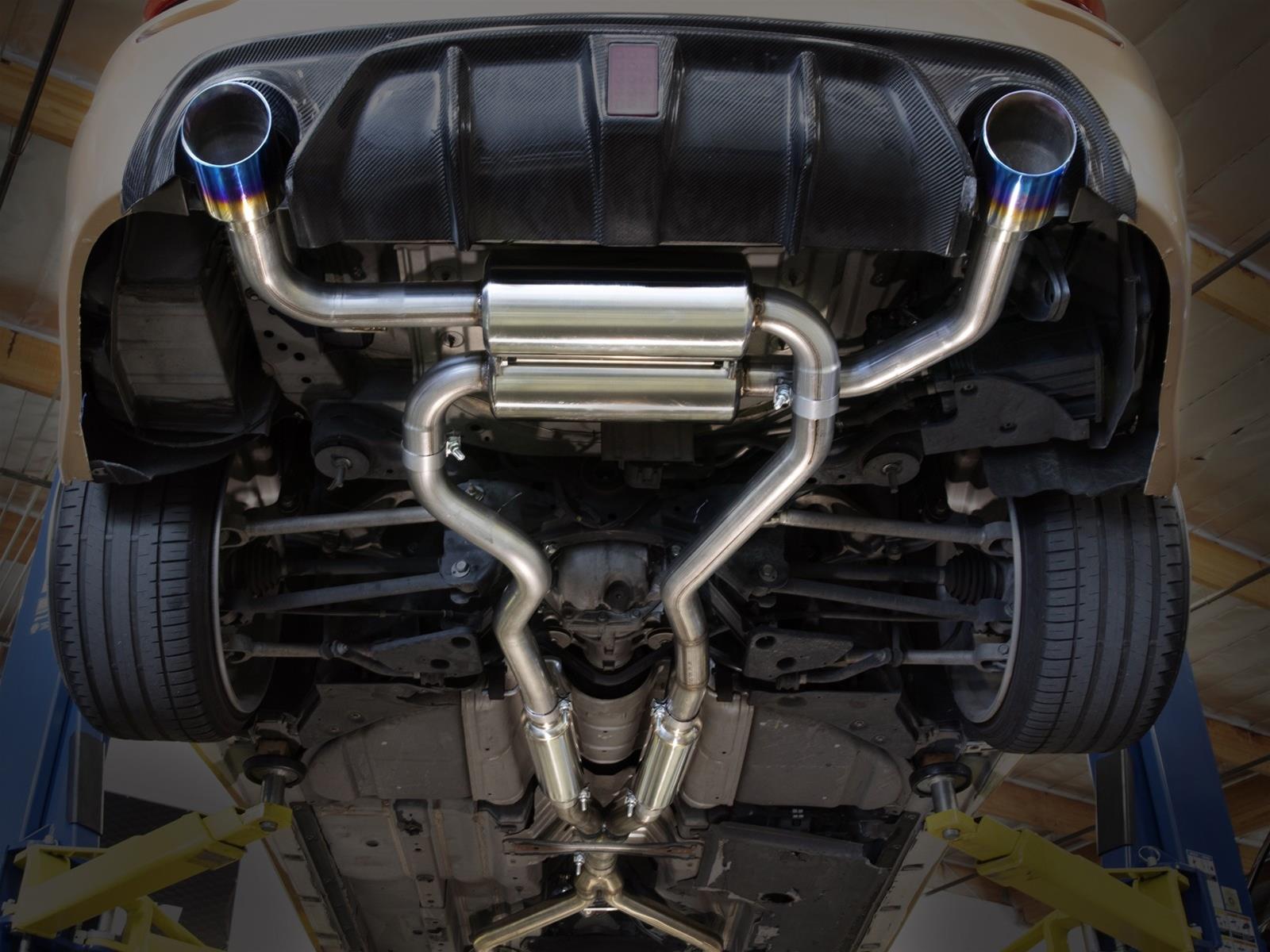 aFe Takeda Exhaust Systems for 2014-2015 Q50 - 49-36136-P Systems, Takeda, Cat-back, Dual In/Dual Out, Stainless Steel, Natural, Split Rear Exit, Polished Tips, Infiniti, 3.7L, Kit thumbnail 3