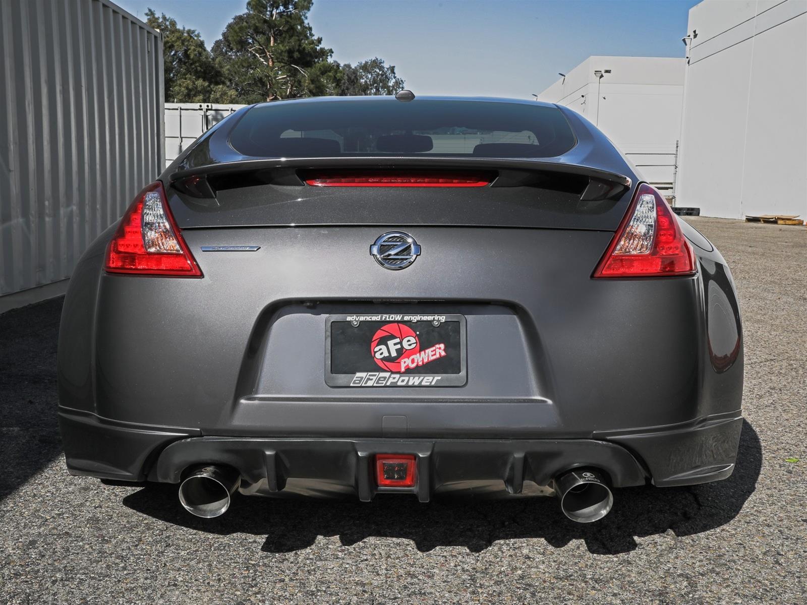 aFe Takeda Exhaust Systems for 2009-2020 370Z - 49-36139-P System, Takeda, 2.5 in., 304 Stainless Steel, Cat-Back, Split Rear, Round Polished Slant Cut Tips, Nissan, Kit