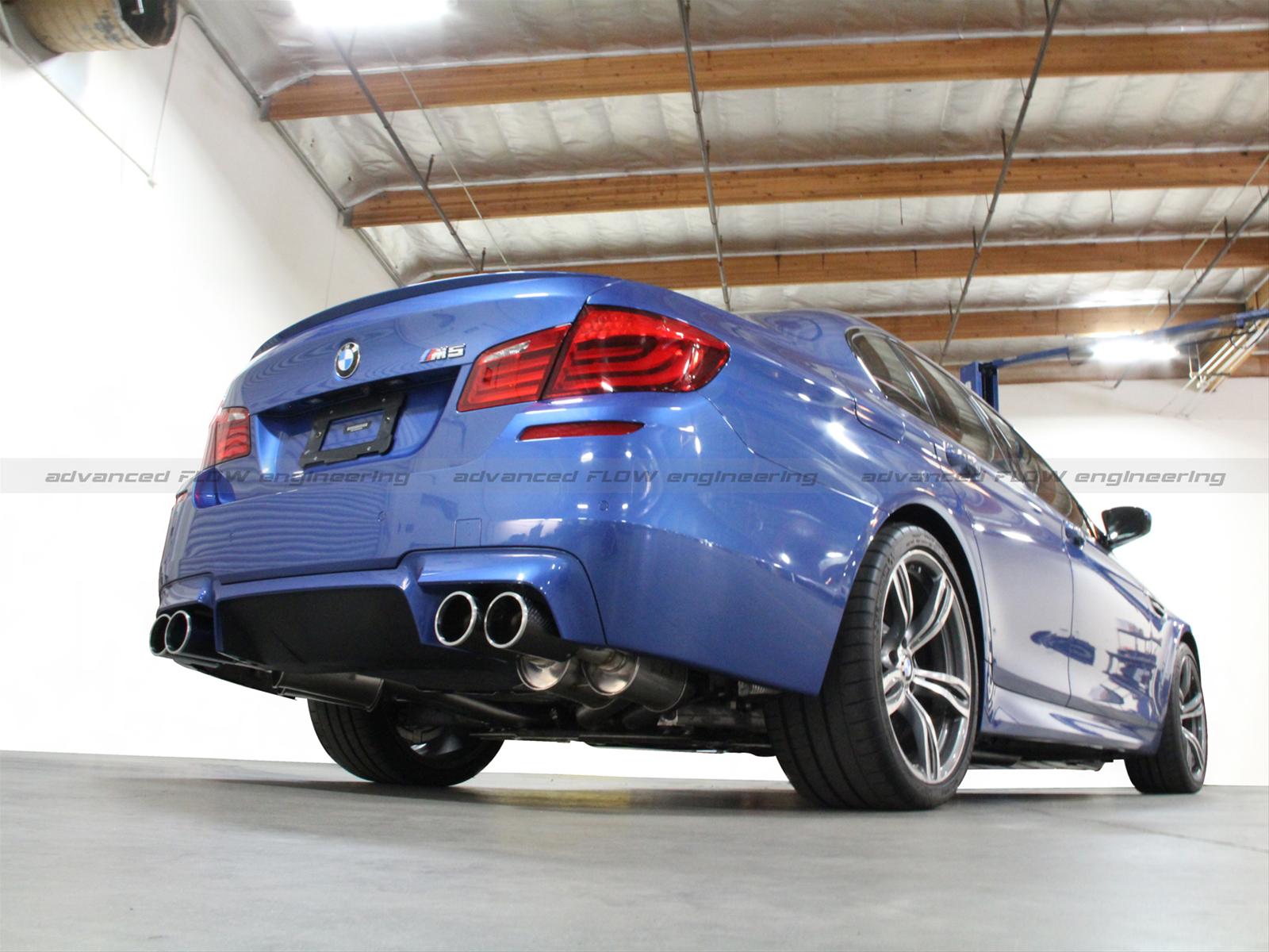 aFe MACH Force XP Exhaust 304SS Cat-Back w/ Carbon Fiber Tips 12-13 BMW M5 (F10) V8 4.4L (tt) thumbnail 2