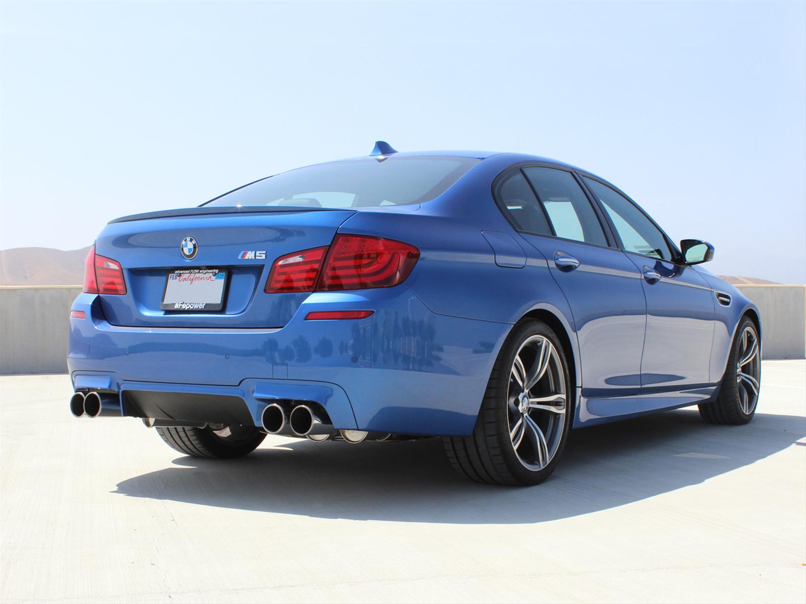 aFe MACH Force XP Exhaust 304SS Cat-Back w/ Polished Tips 12-13 BMW M5 (F10) V8 4.4L (tt) thumbnail 2