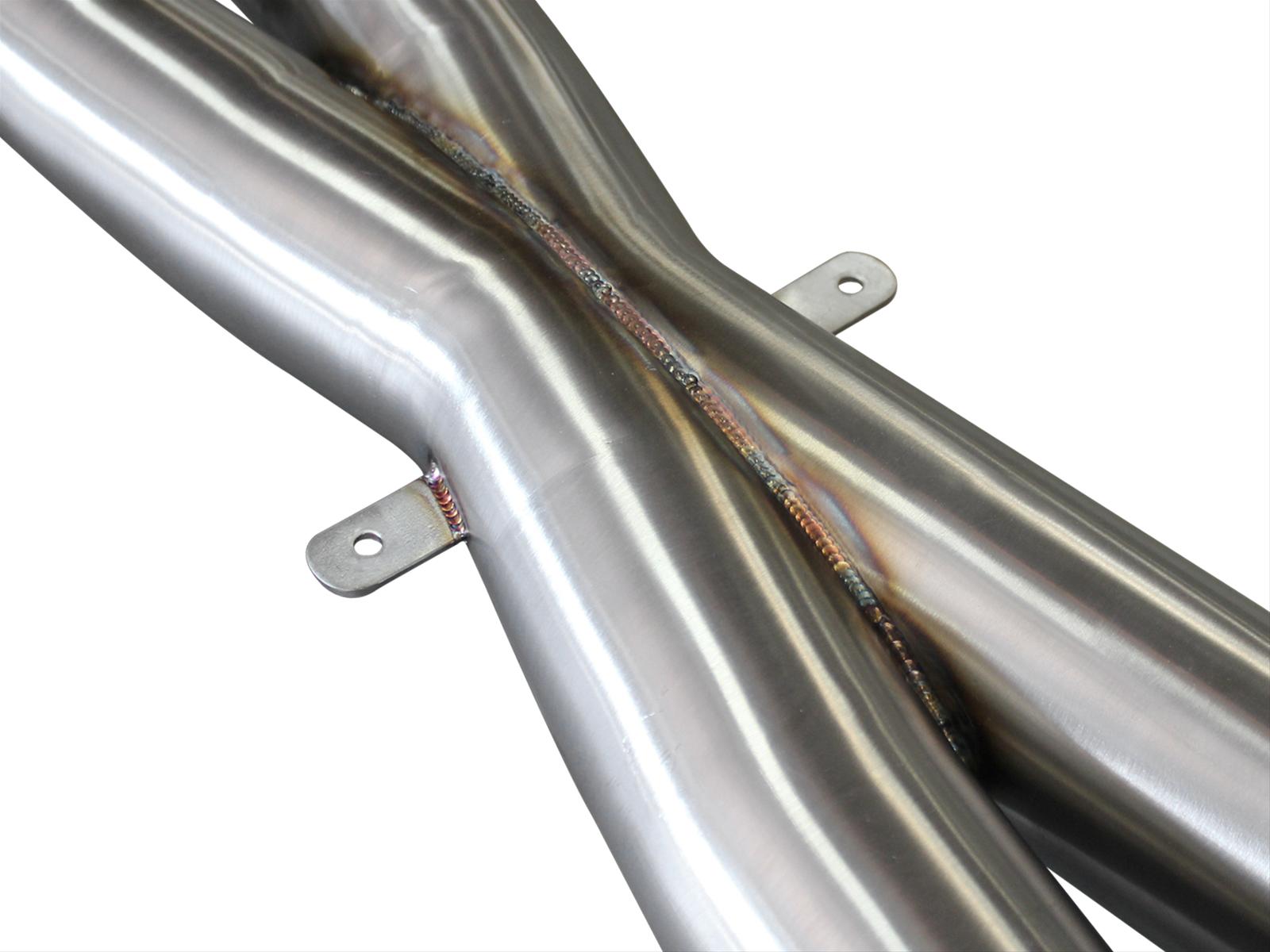 aFe MACH Force XP Exhaust 304SS Cat-Back w/ Polished Tips 12-13 BMW M5 (F10) V8 4.4L (tt) thumbnail 4