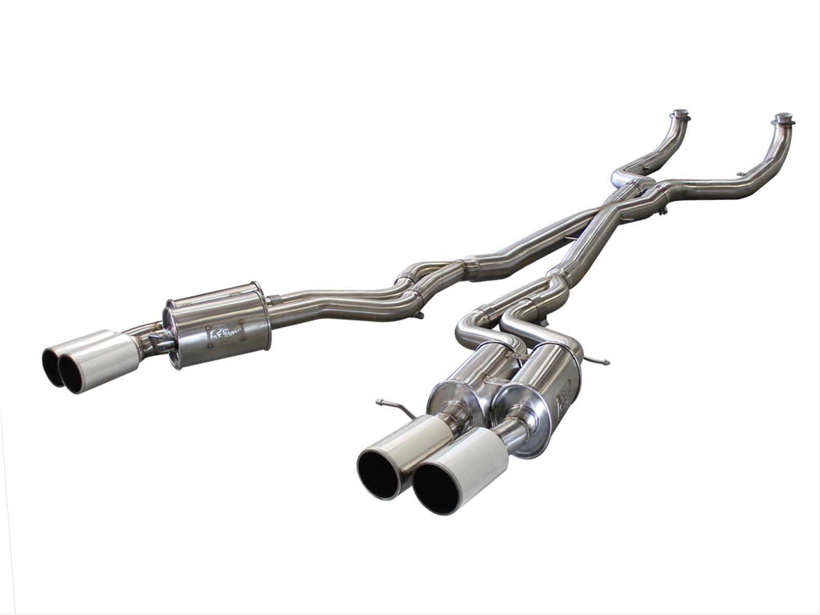 aFe MACH Force XP Exhaust 304SS Cat-Back w/ Polished Tips 12-13 BMW M5 (F10) V8 4.4L (tt) thumbnail 6