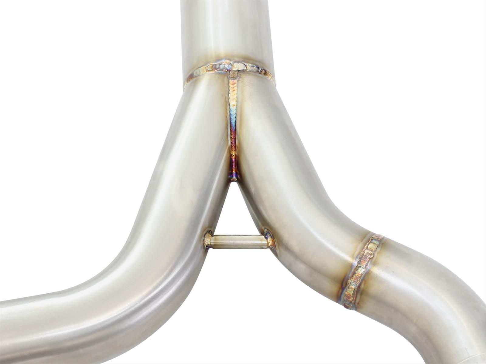 aFe MACH Force XP SS-304 Polish Tip 2.5in Dia Cat Back Exhaust 12-14 BMW 335i (F30) 3.0L (t) thumbnail 4
