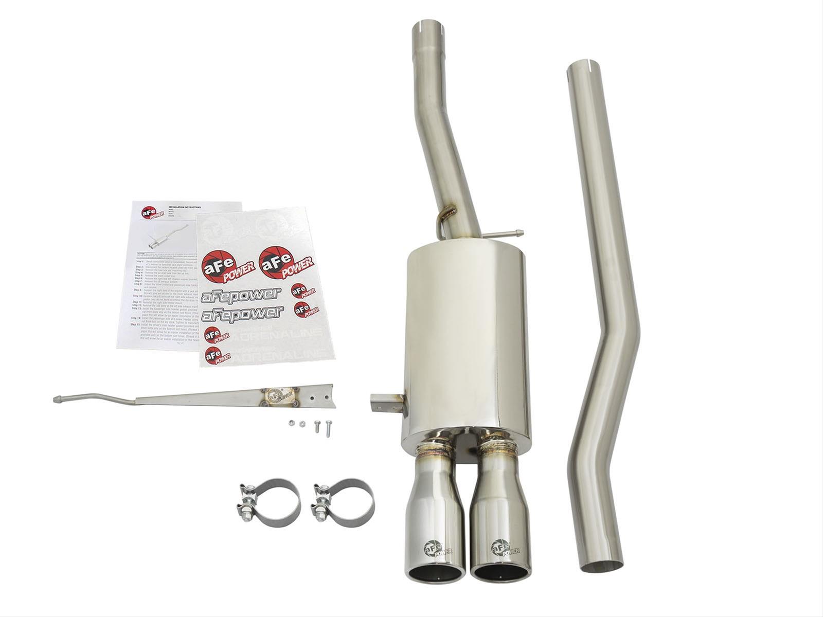 aFe MACH Force XP Exhausts Cat-Back SS-304 14-17 Mini Cooper S Hardtop 2-Door w/ Polished Tips thumbnail 6