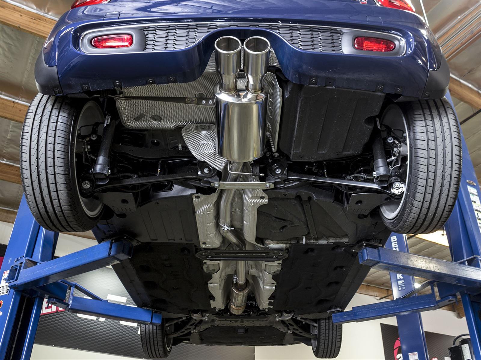aFe MACH Force XP Exhausts Cat-Back SS-304 14-17 Mini Cooper S Hardtop 2-Door w/ Polished Tips thumbnail 2