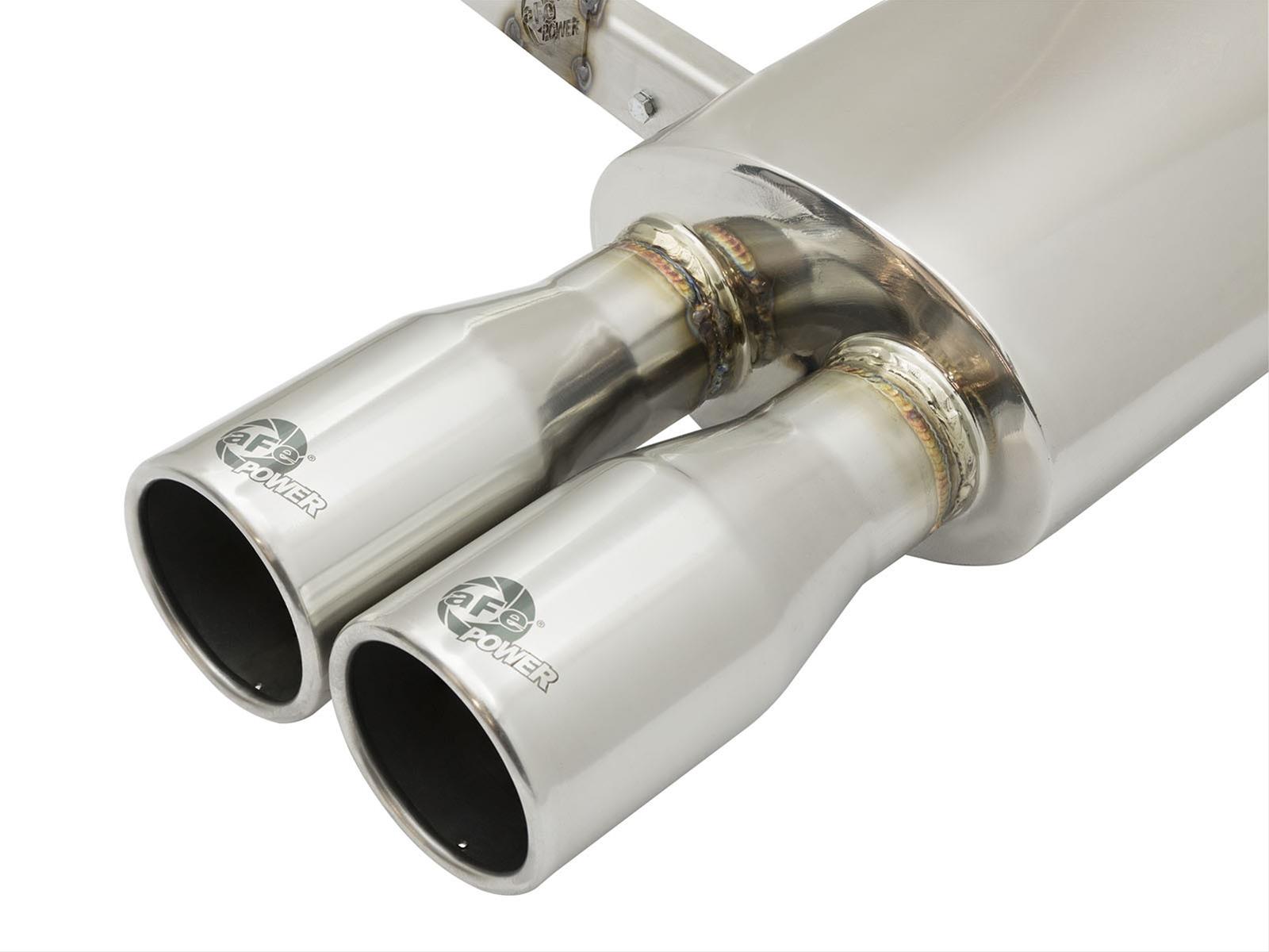aFe MACH Force XP Exhausts Cat-Back SS-304 14-17 Mini Cooper S Hardtop 2-Door w/ Polished Tips thumbnail 4